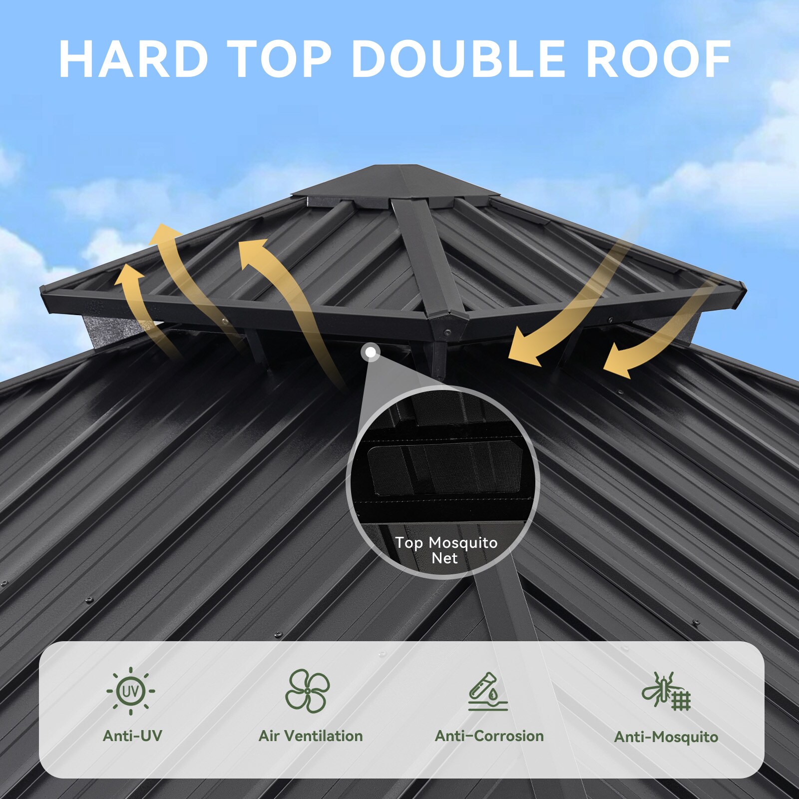 AOXUN AX-422G07 Wood-Resin-Gazebos - View #3