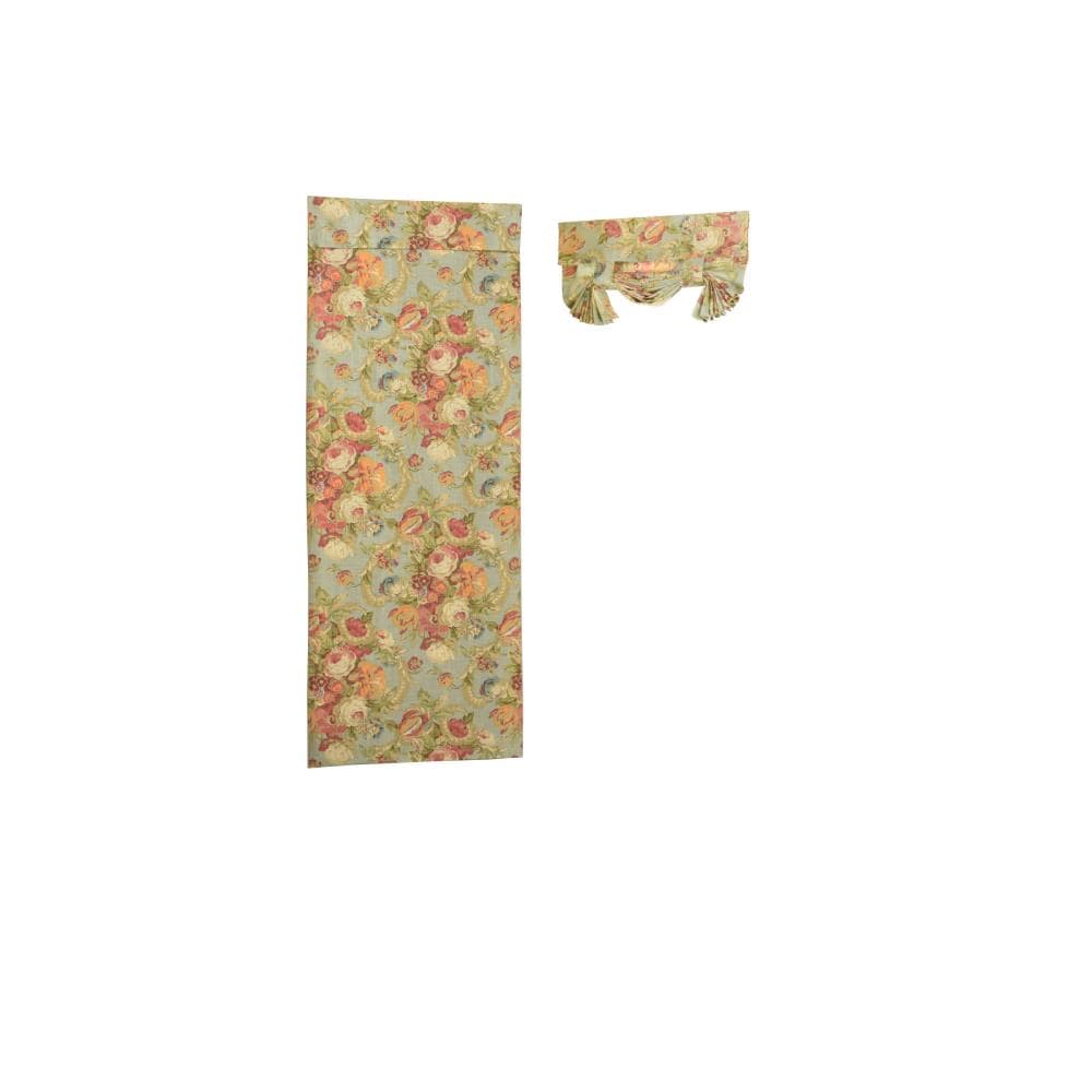 Waverly 15956026068VPR 68-in Vapor Cotton Light Filtering Back Tab Single Curtain Panel