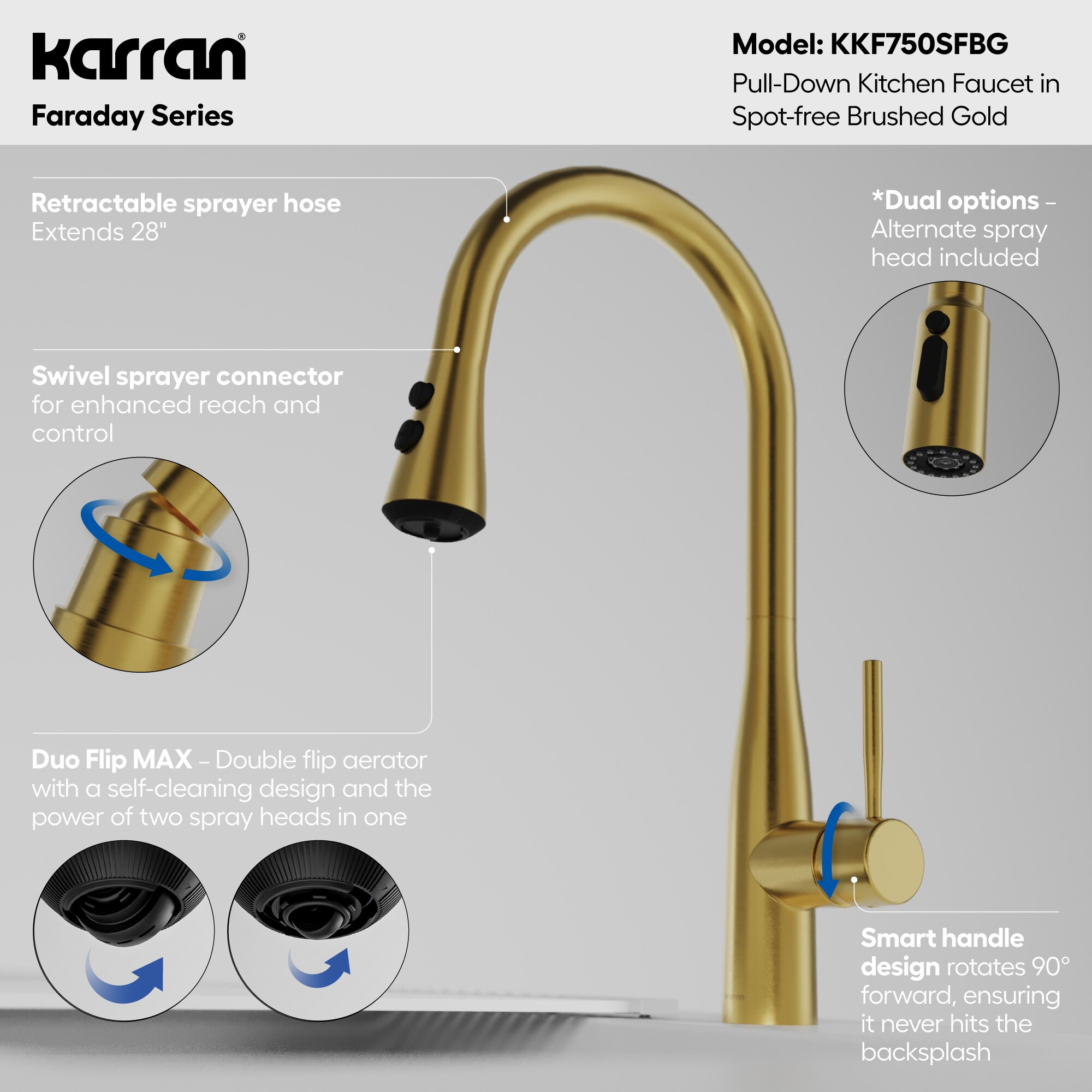 Karran KKF750SFBG Kitchen-Faucets - View #4