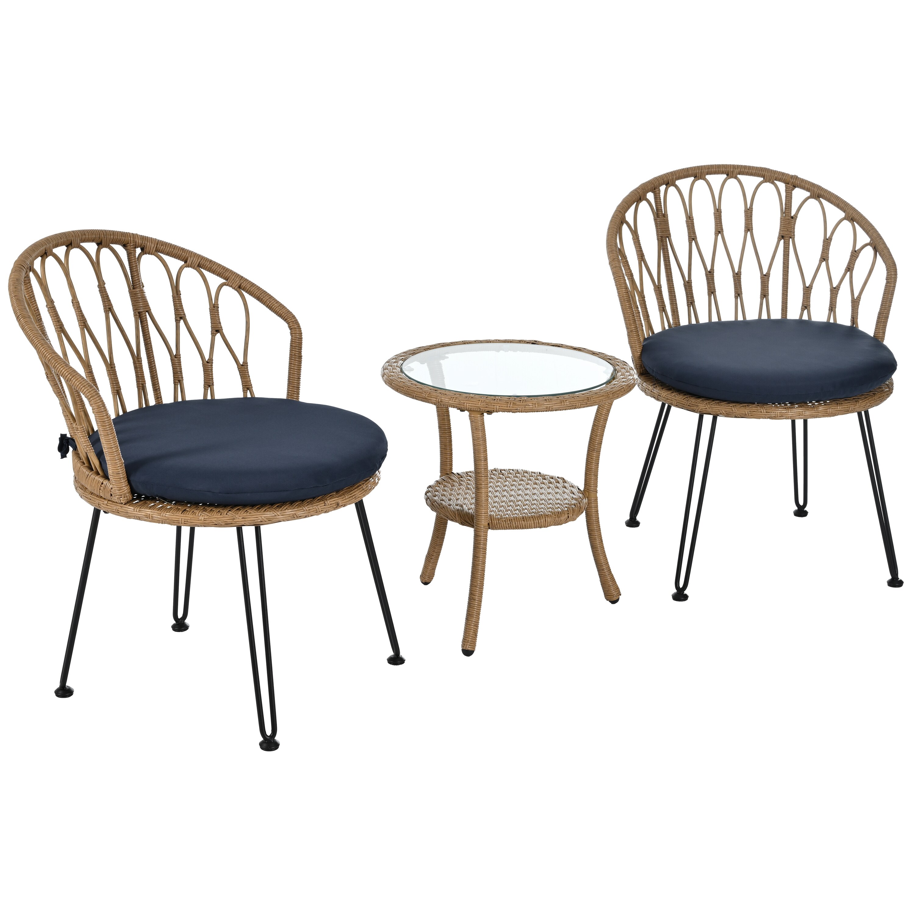 Hrinhom HC-OT31-DARK BLUE Patio-Chairs - View #8