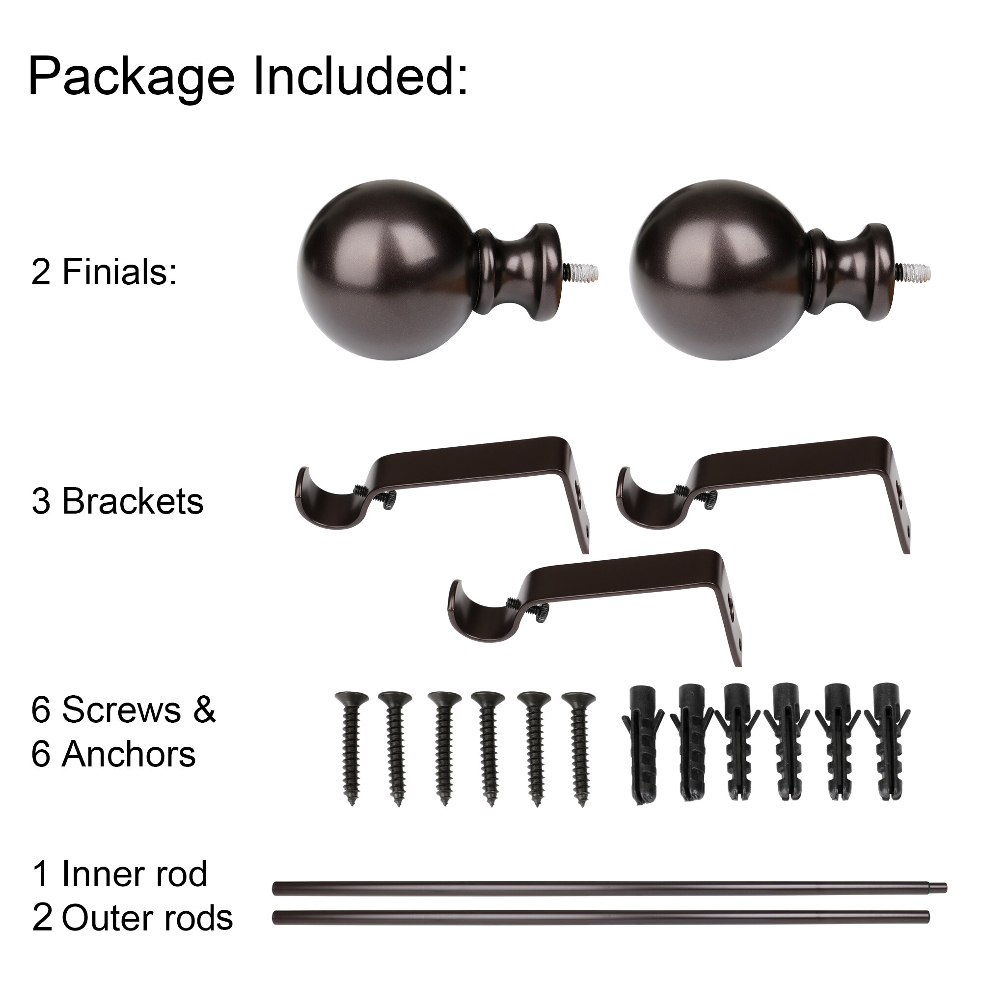 Utopia Alley D38RB Curtain-Rods - View #7