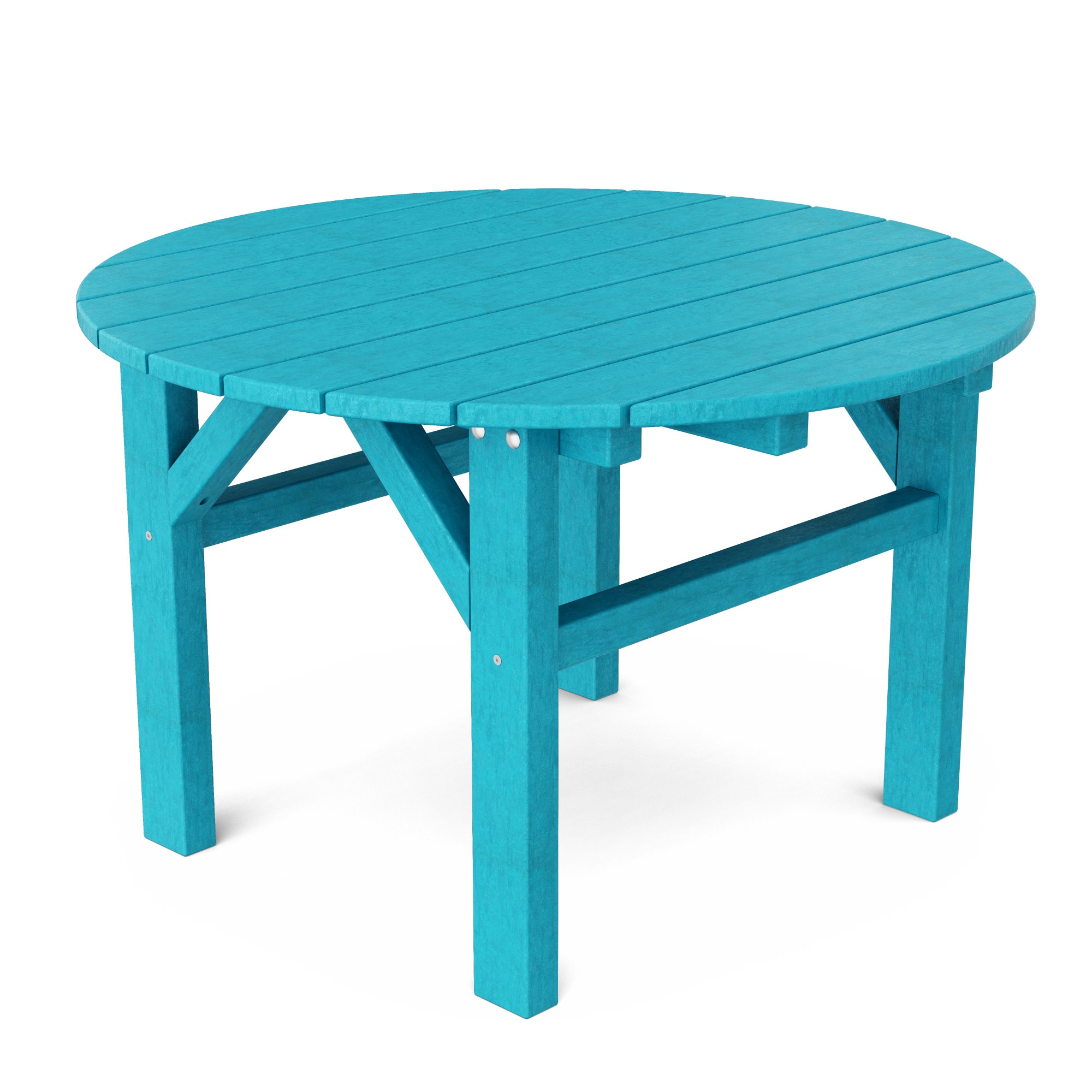 Wildridge LCC-220-AB Classic Round Coffee Table 33-in W x 33-in L