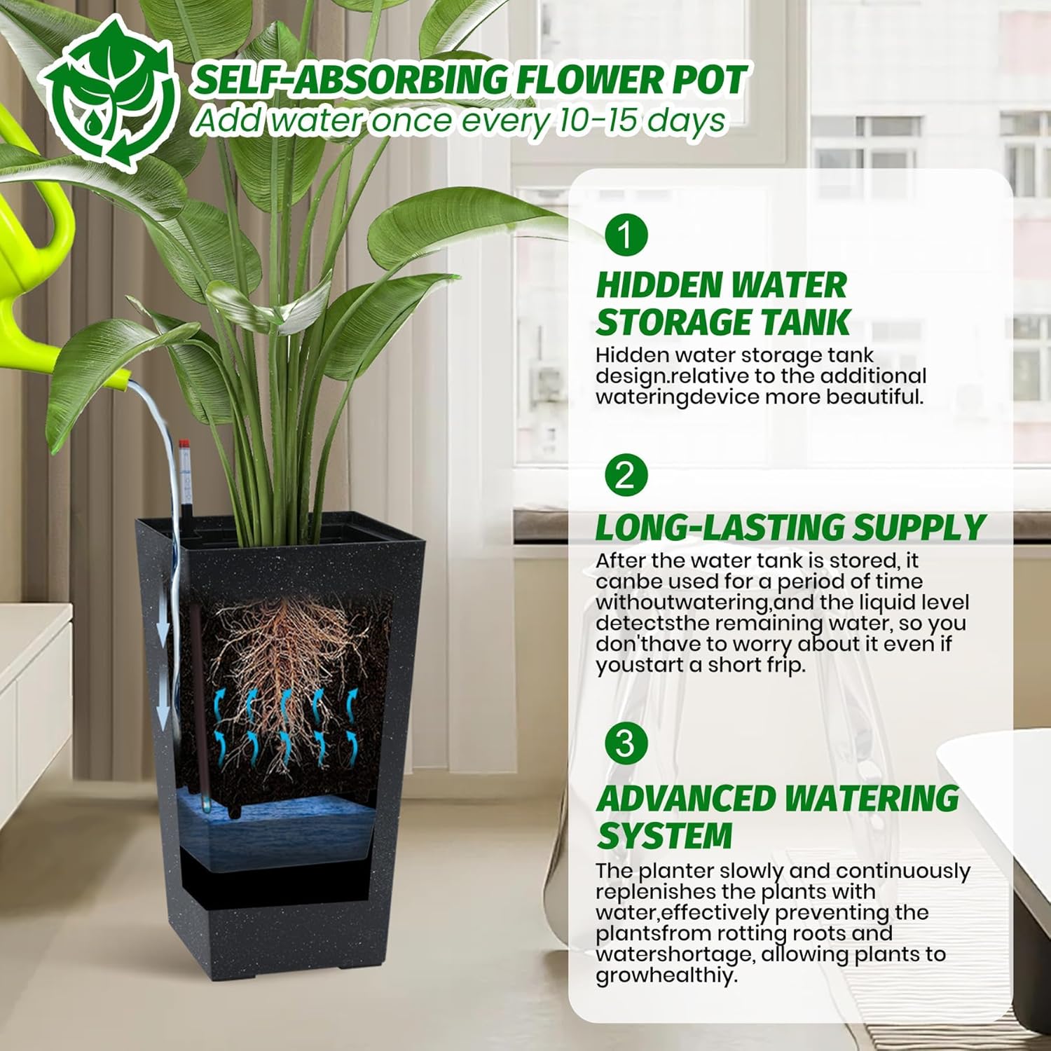 Garvee XSN-PHO-11GDKQM7 Planter-Window-Box - View #4