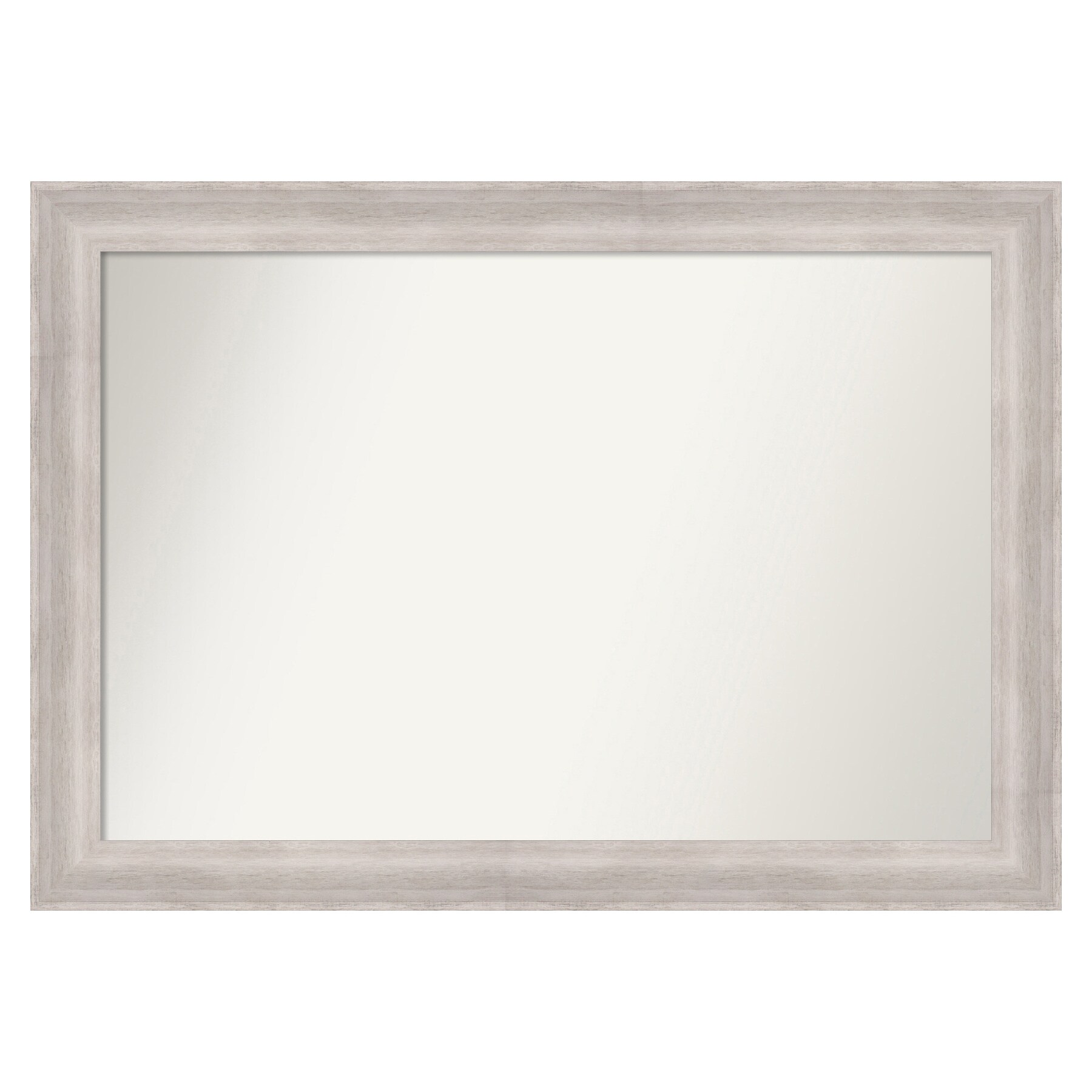 Amanti Art Beachwood Grey Frame 41-in W x 29-in H Beachwood Grey Framed Vanity  Mirror in the Mirrors department at