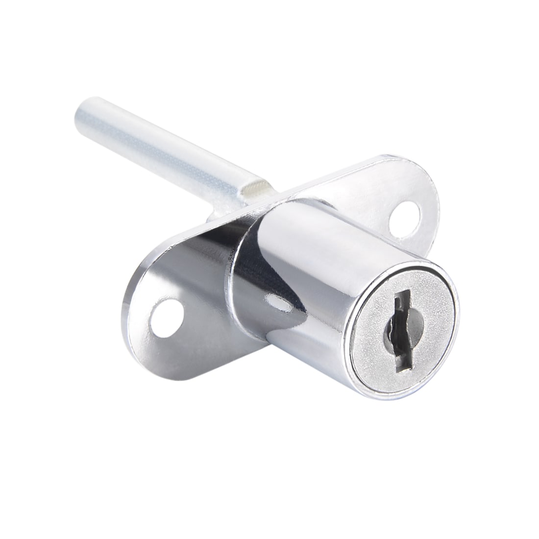 Unique Bargains Drawer Desk Wardrobe Cabinet Plunger Lock 5/8inch Cylinder Diameter 13/16inch Cylinder Length Zinc Alloy Chrome Finish Keyed Different