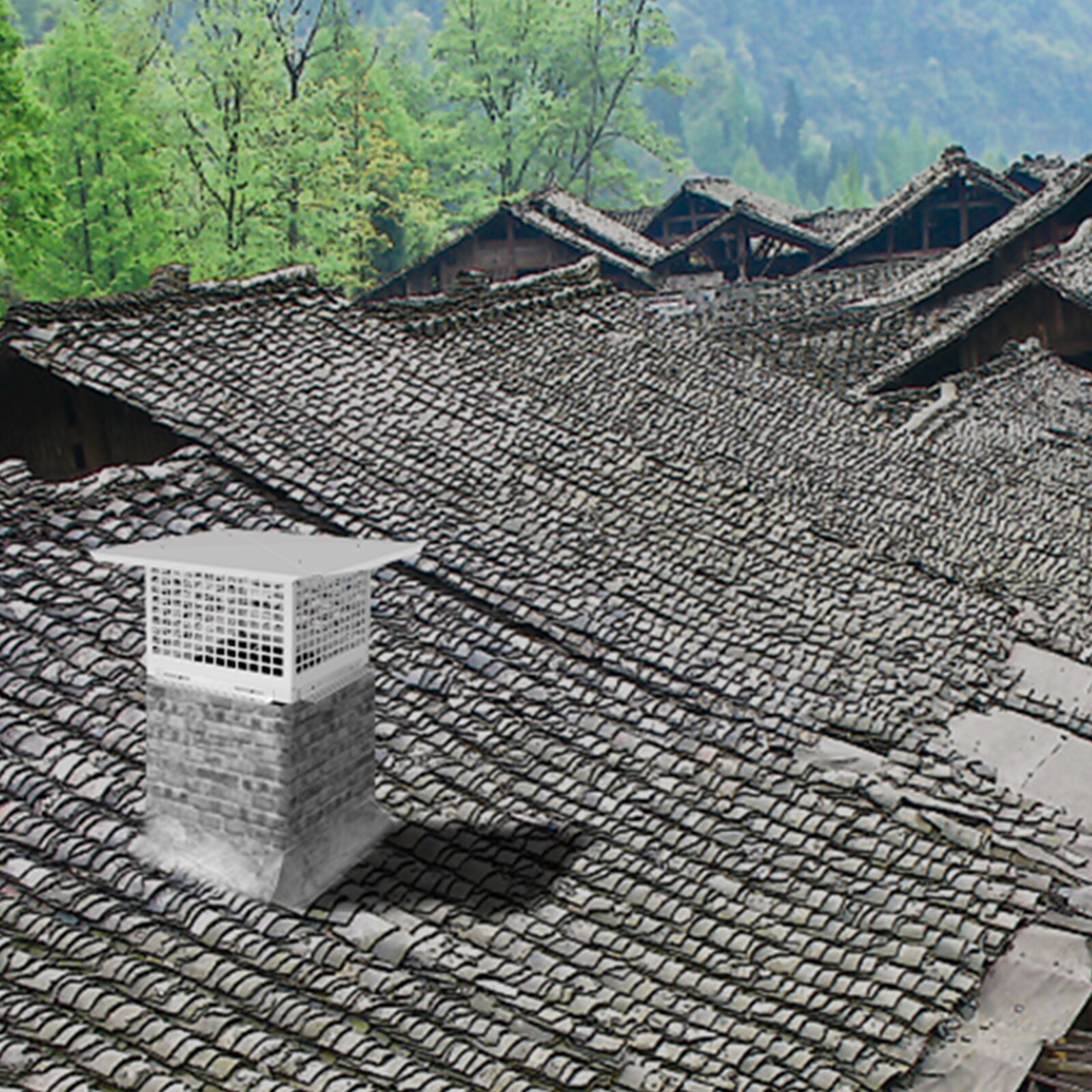 VEVOR YCZ13X24YBBZ6RLT0V0 Chimney-Cap - View #2