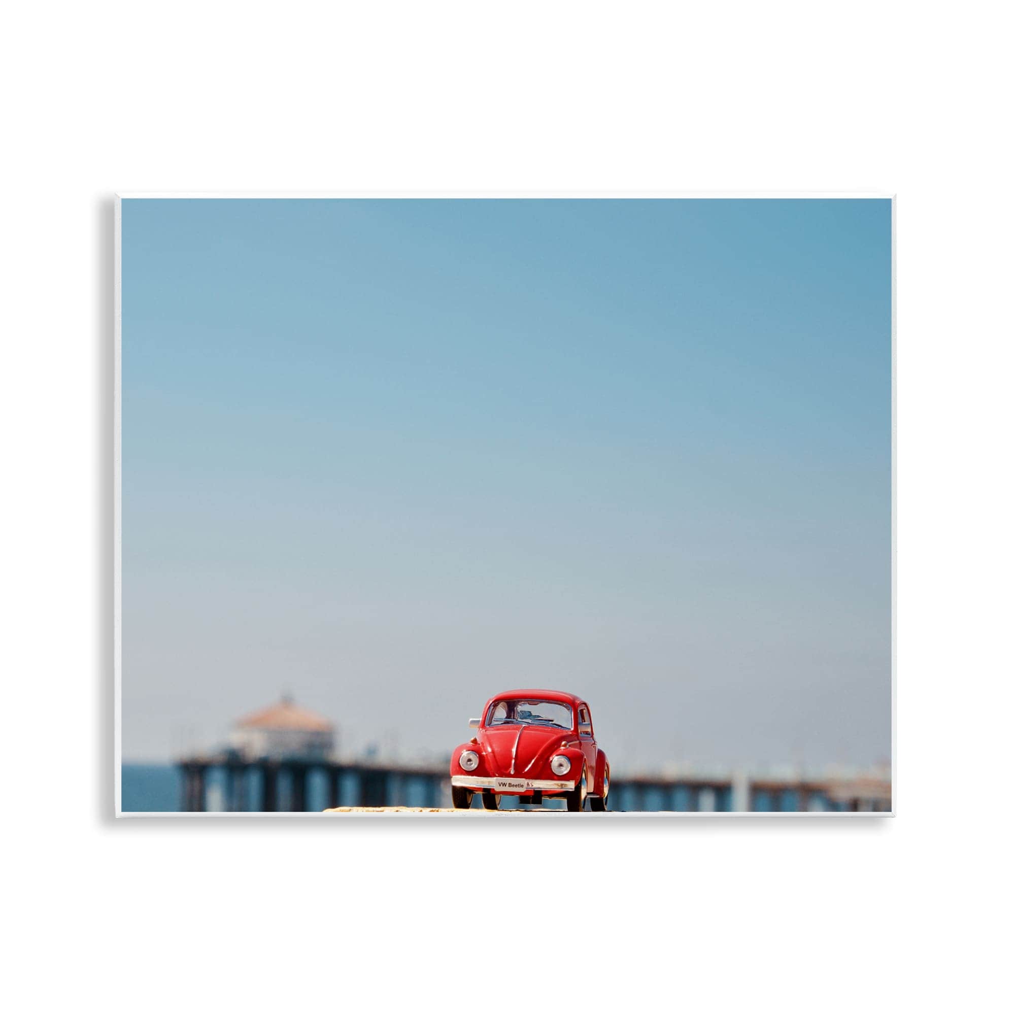 Stupell Industries Red Vintage Car Adventure Wall Plaque Art 14 x 11