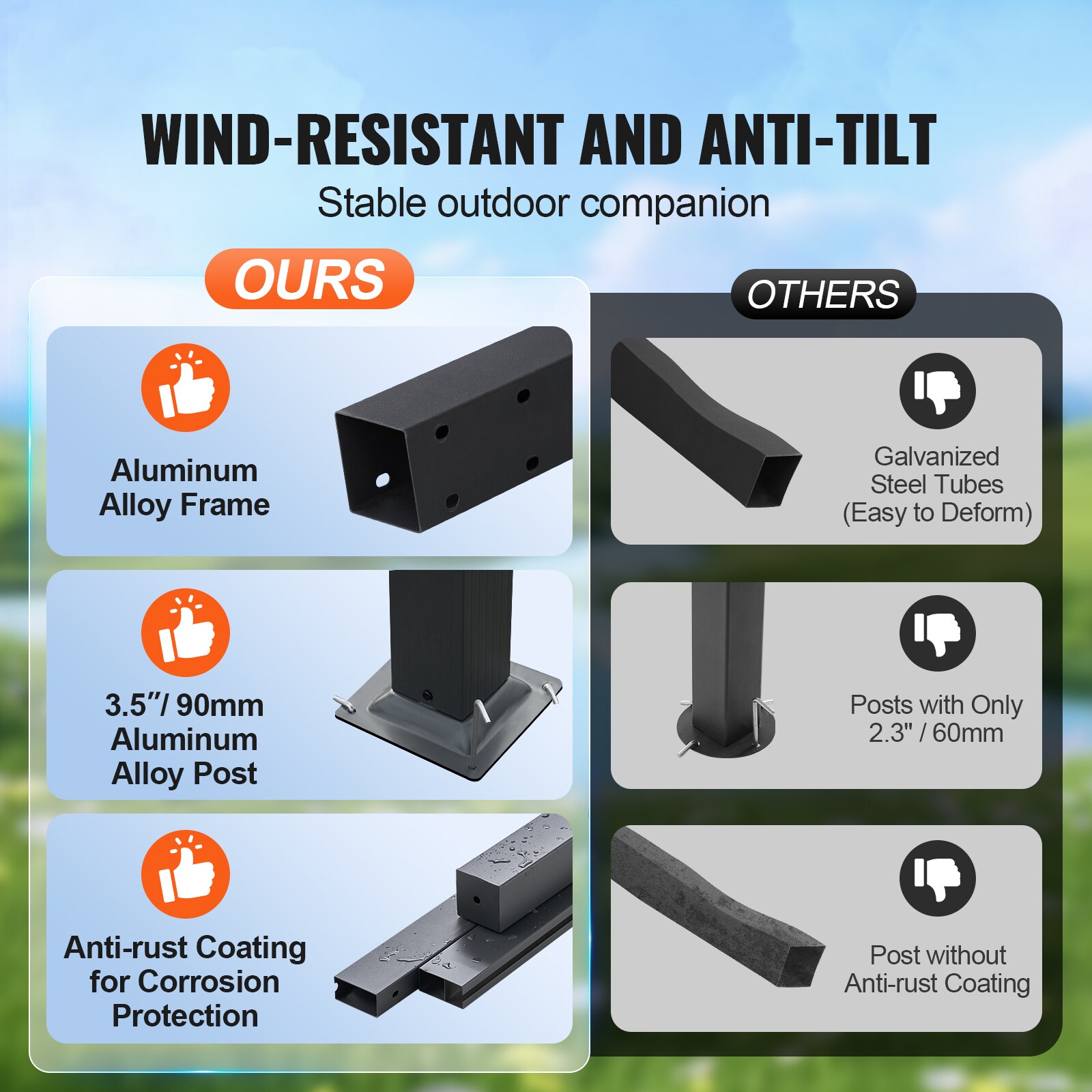 VEVOR SCPDSSLPKSSR07118V0 Pergolas-2 - View #2