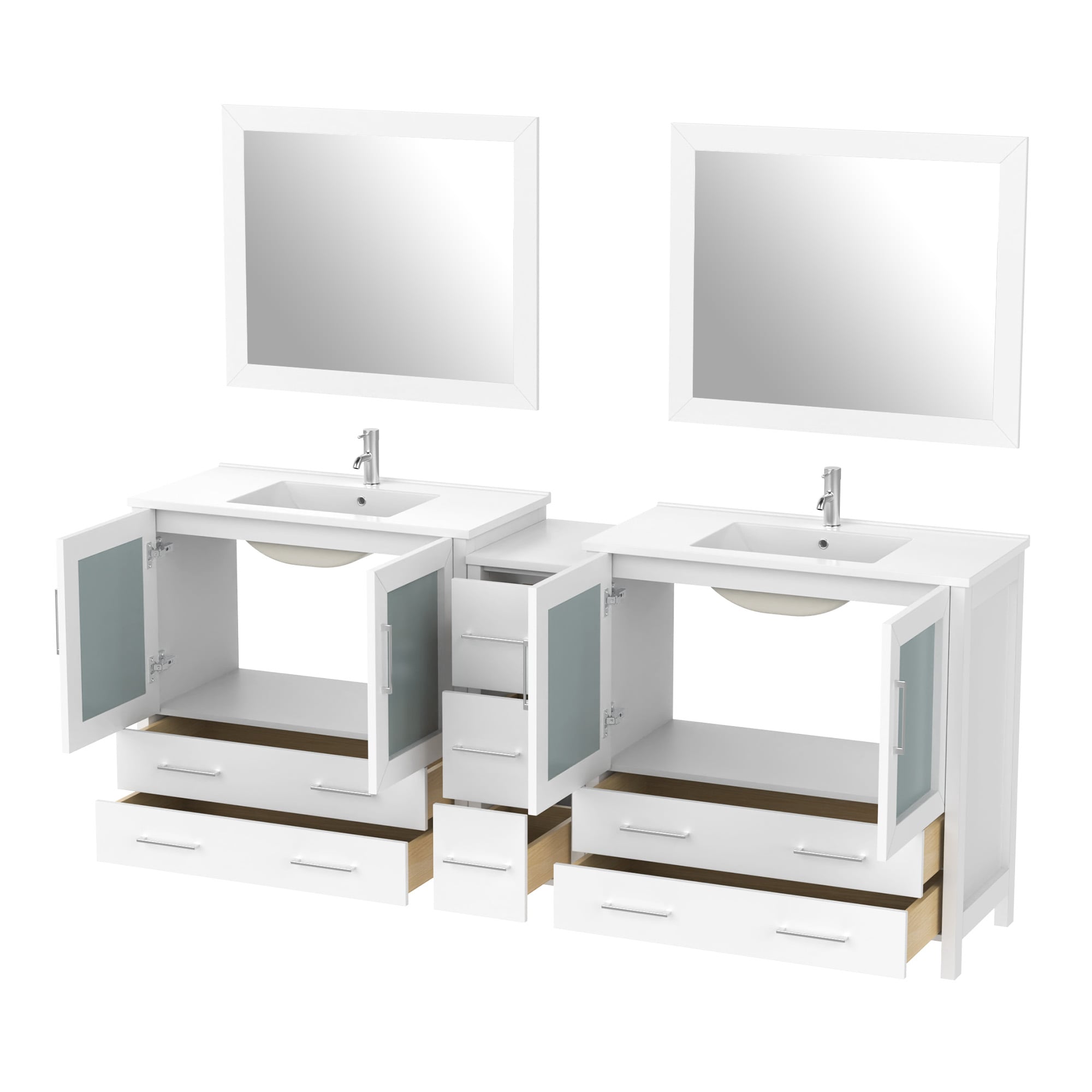 Vanity Art VA3036-84W Bath-Vanity-Combo - View #6
