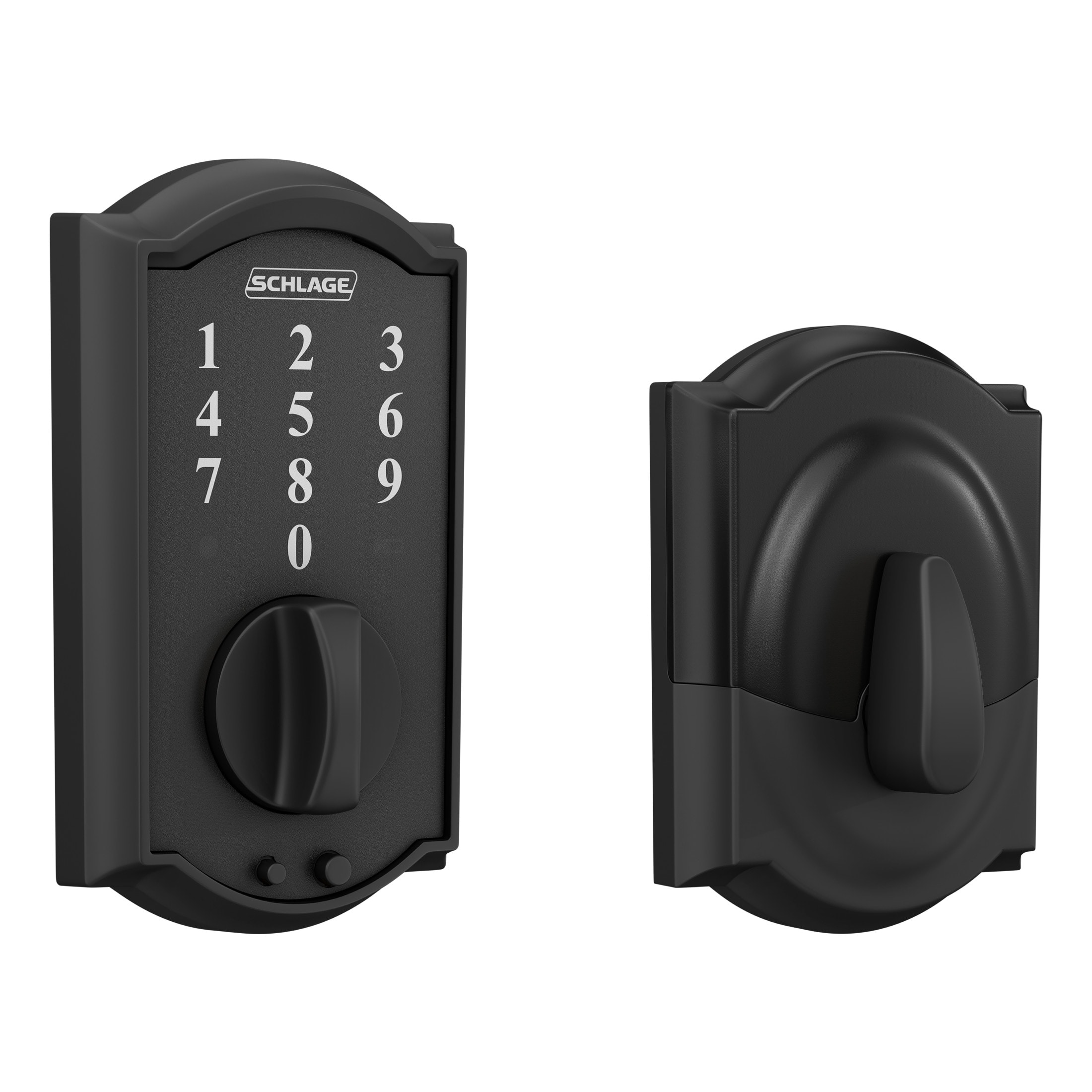 Schlage Touch Camelot Matte Black Electronic Deadbolt Touchscreen Keypad BE375 CAM 622 Sansujyuku sansujyuku.com