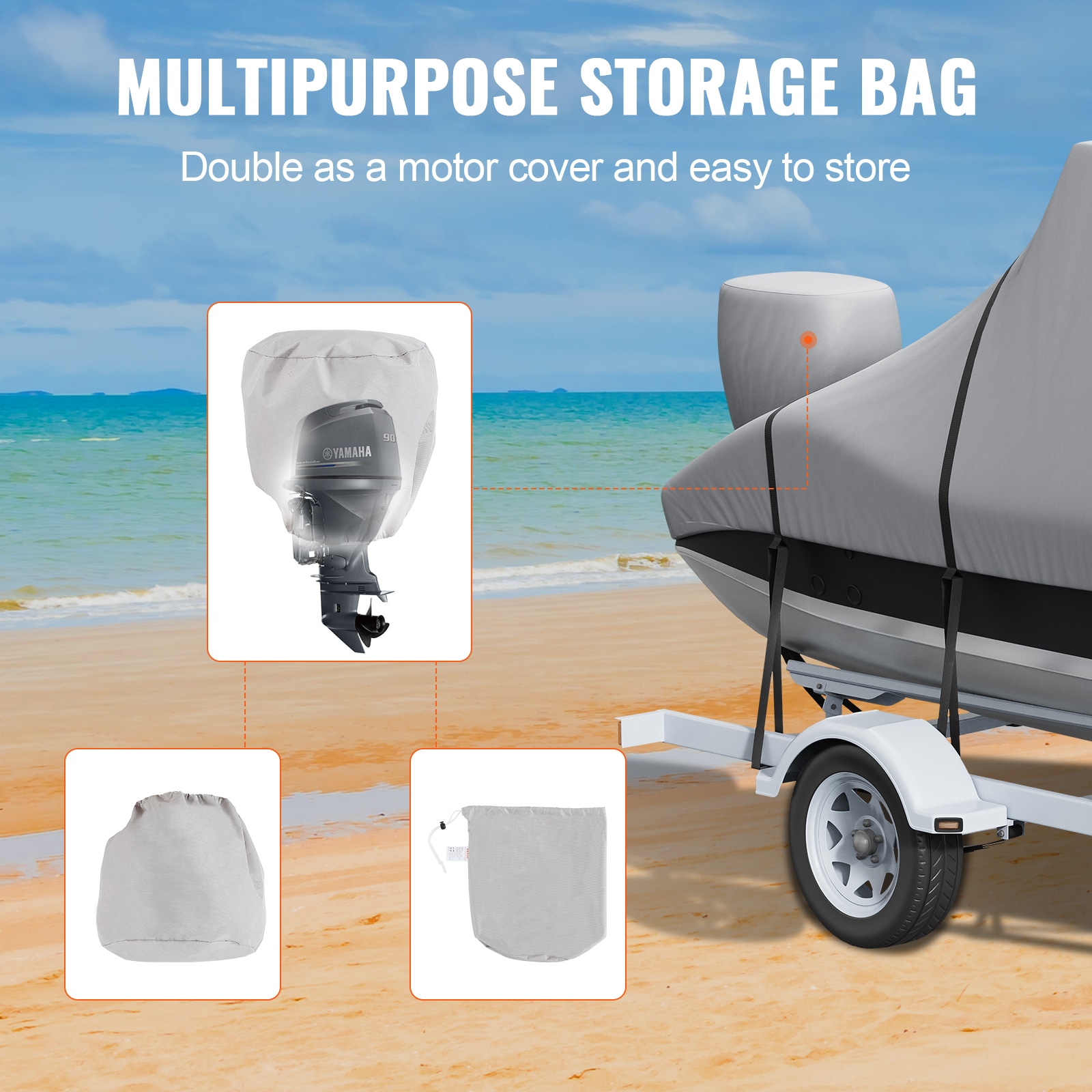 VEVOR TXDCZ600D20227RERV0 Boat-Covers - View #6