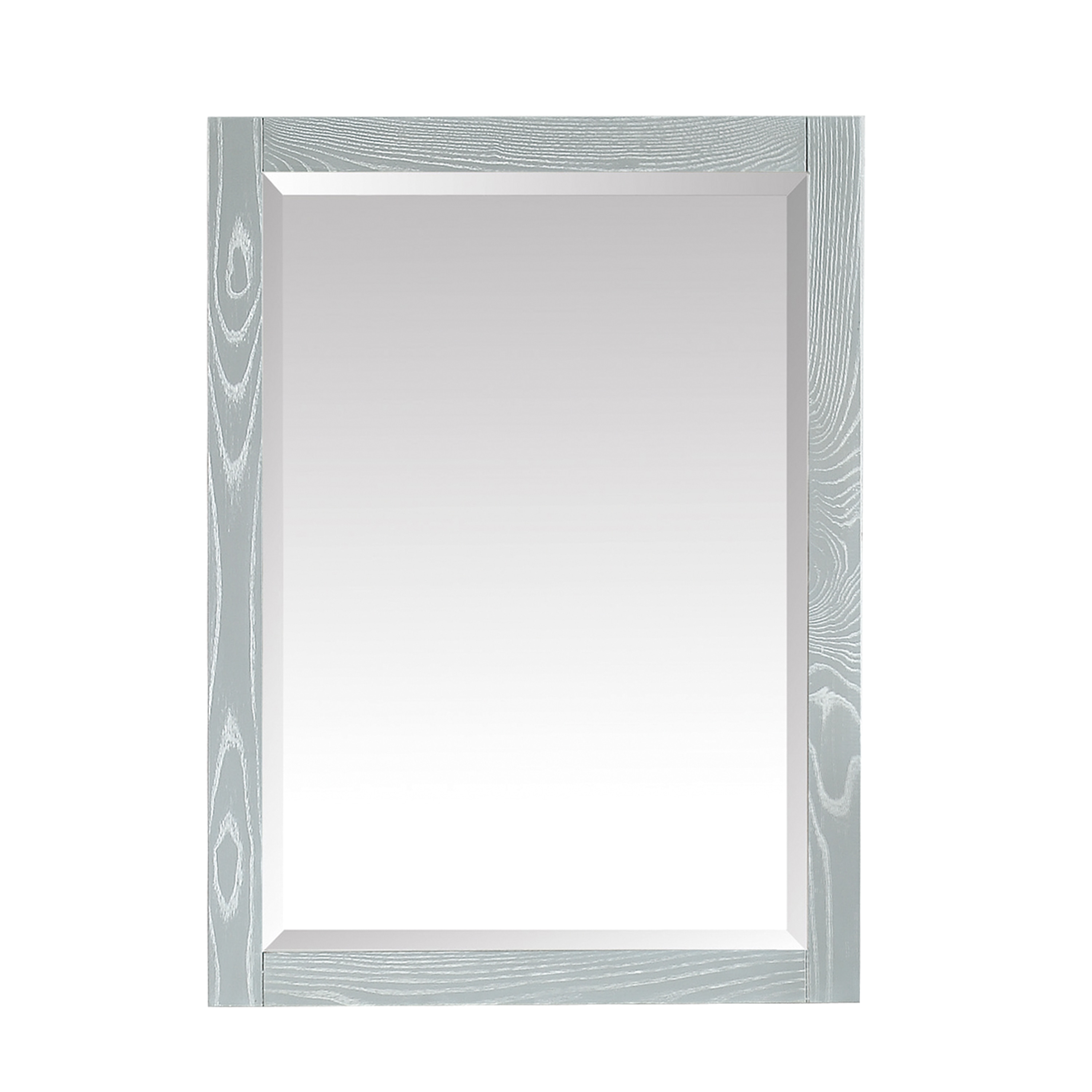 Azzuri RILEY-M24-SSG Riley 24-in x 32-in Beveled Rectangle Bathroom Vanity Mirror ( Sea Salt Gray )