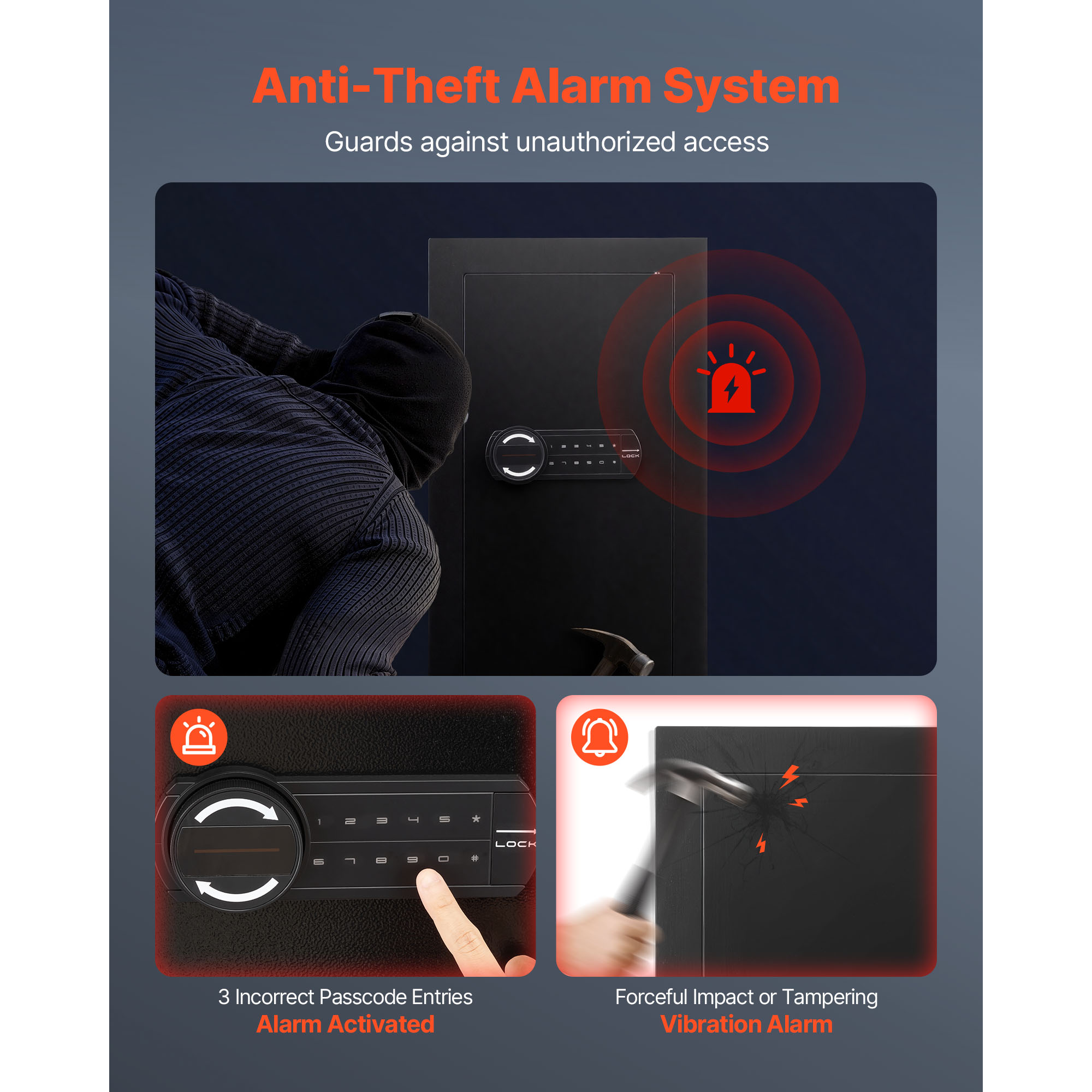VEVOR SCBGBXJ4145616238V9 Floor-Wall-Safes - Thumbnail View #4