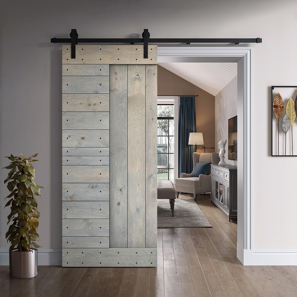 CALHOME SMK-72+DIY-N2-36SKG Barn-Doors - View #2