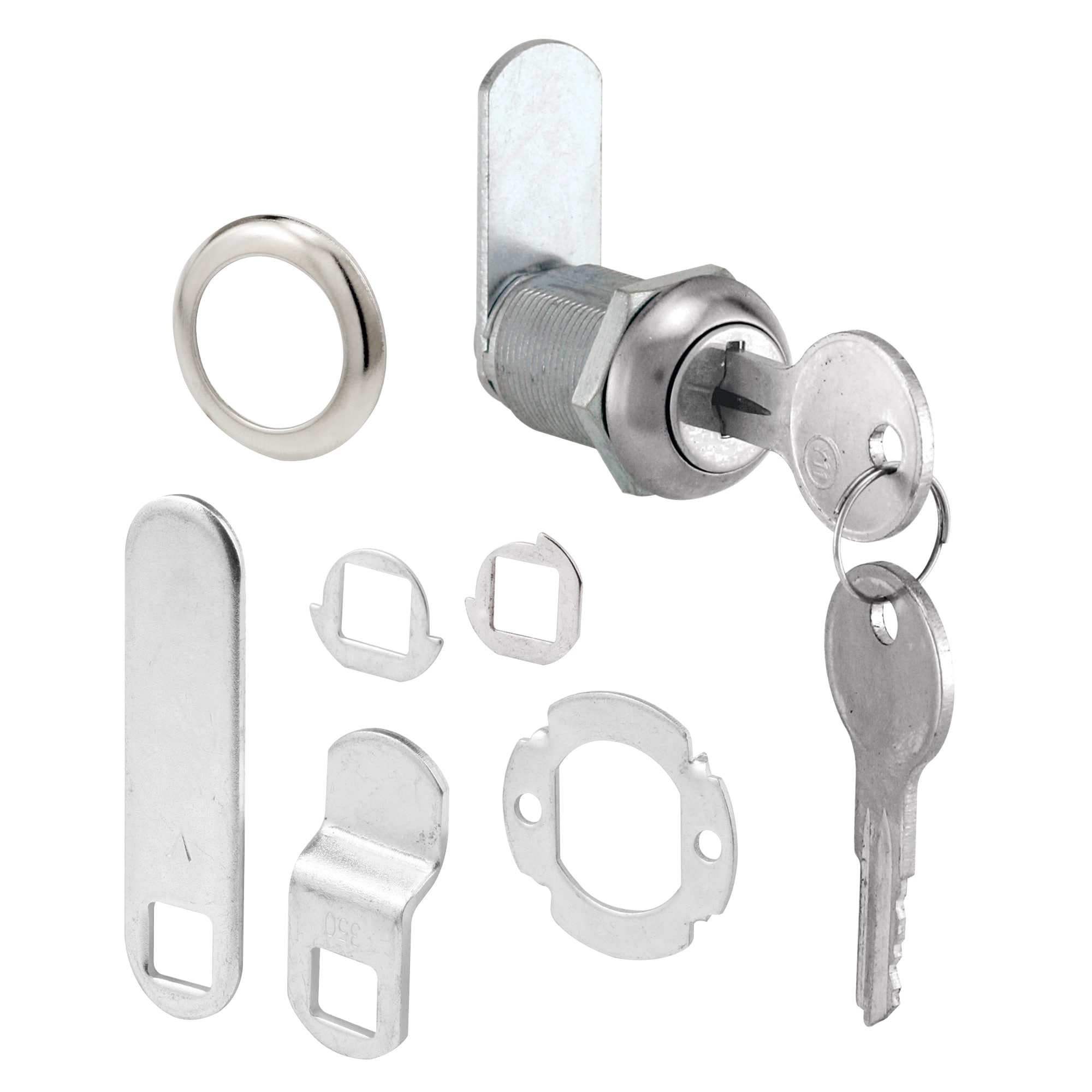 Gatehouse 7/8-in Chrome Die-Cast Drawer and Cabinet Lock