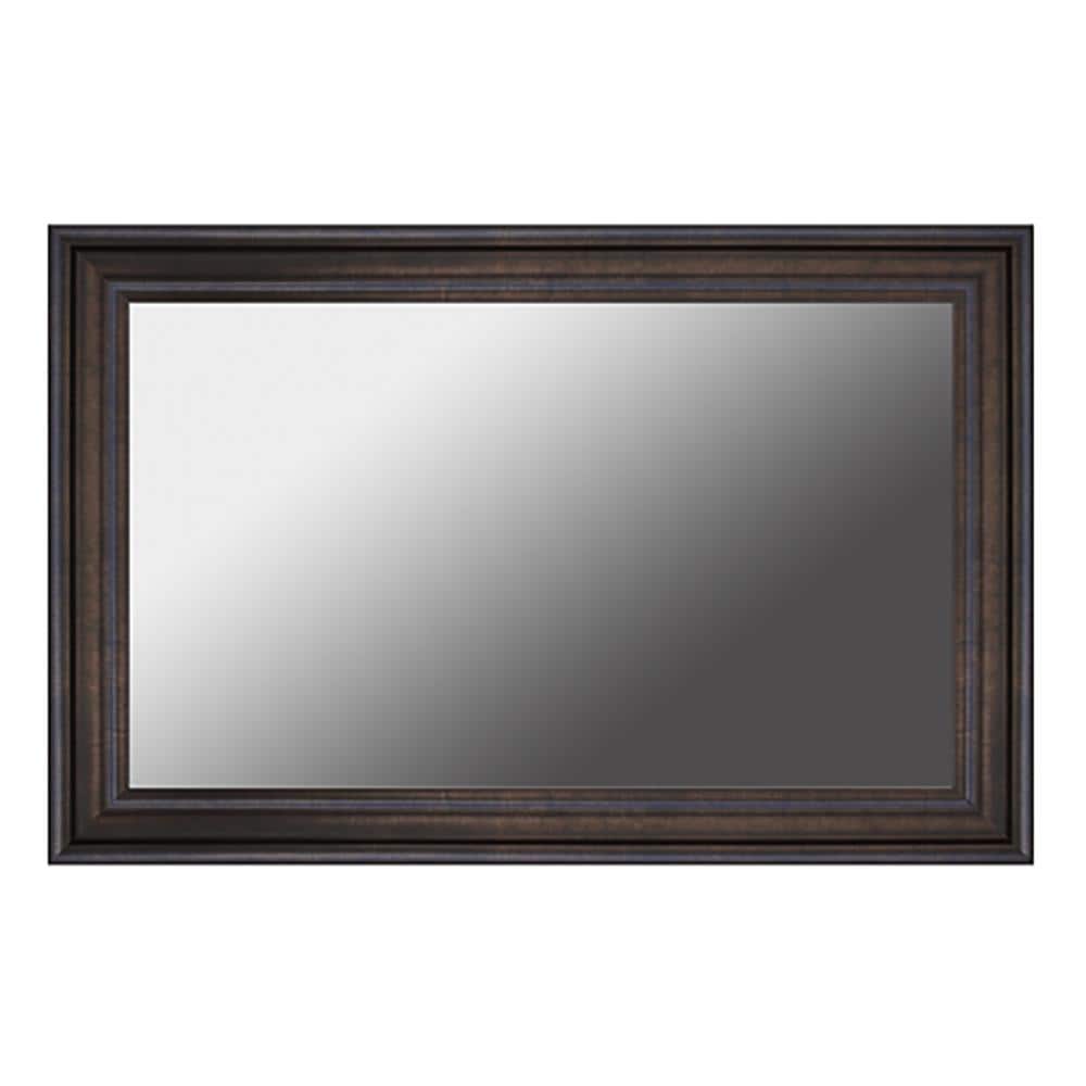  Frame My Mirror Add A Frame - Maple 20 x 24 Mirror Frame Kit-  Ideal for Bathroom, Wall Decor, Bedroom and Livingroom - Moisture Resistant  - Upton Design - Mirror NOT