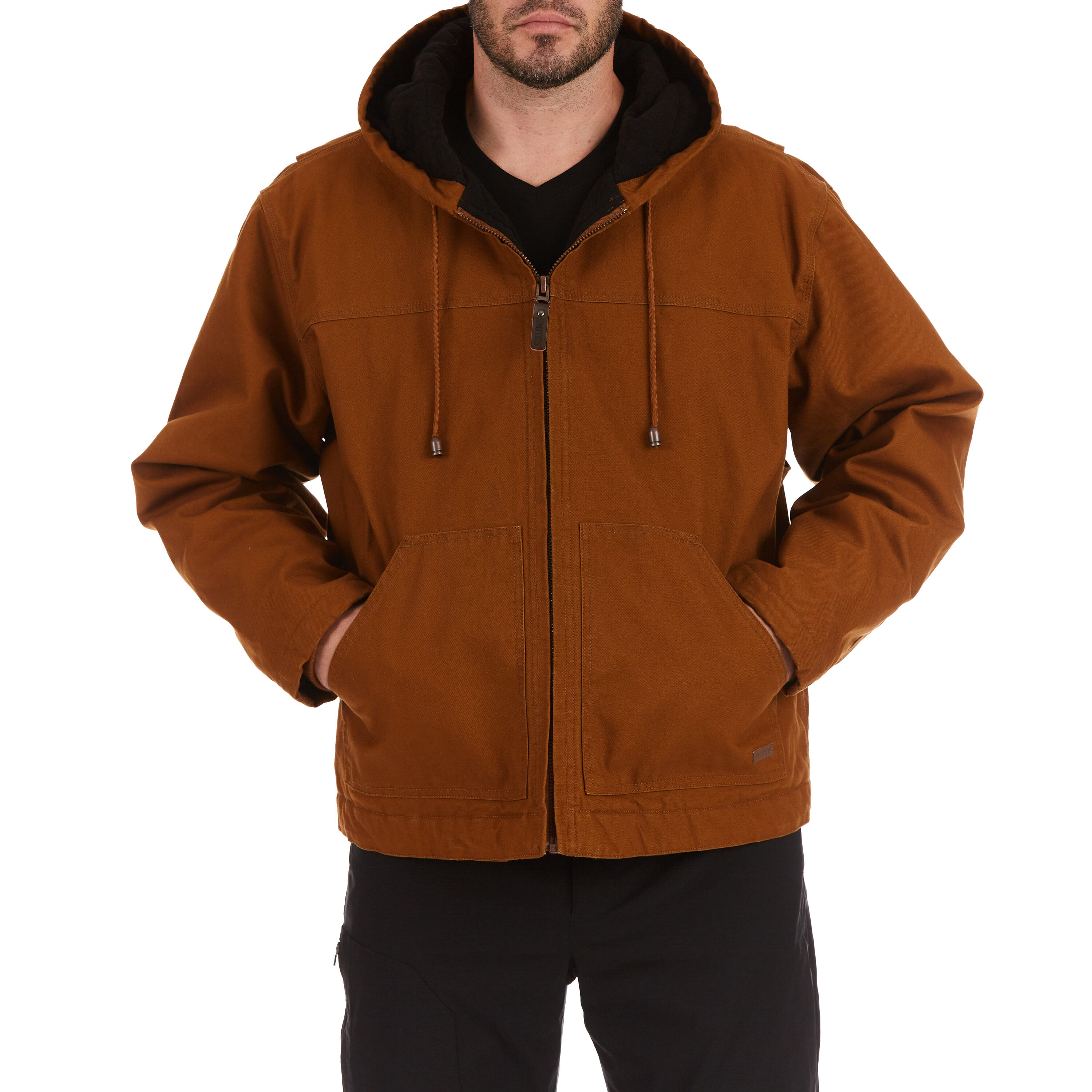 Dickies Men's Camo Fleece-Lined Hooded Jacket