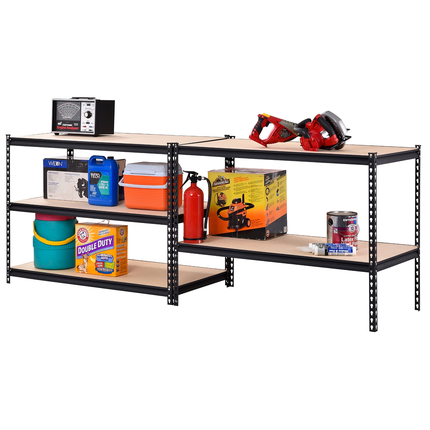 WORKPRO 5-Tier Metal Shelving Unit, 48”W x 24”D x 72”H, Heavy Duty Ad