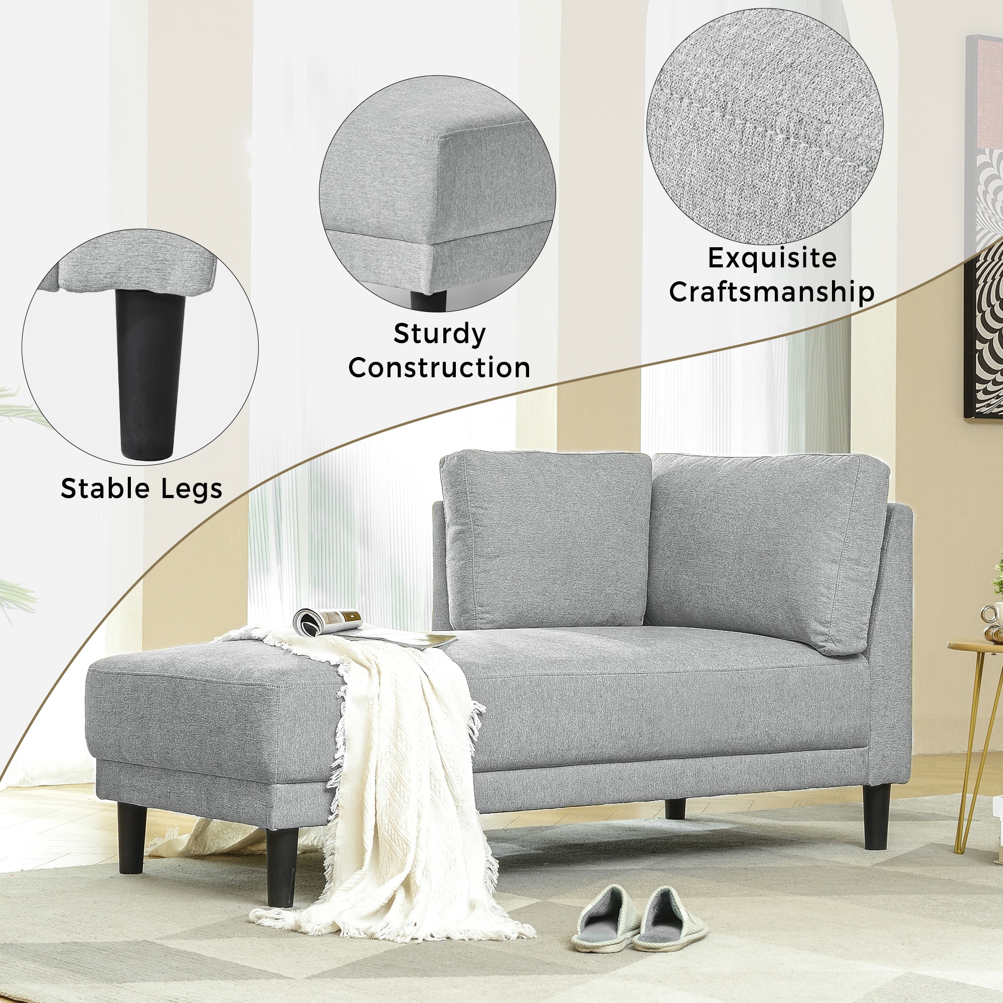 LIVIZA GGJD012GY Chaises-Settees - View #8