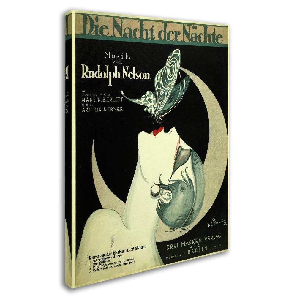Latitude Run® " Art Deco Music Sheet " by Vintage Apple Collection