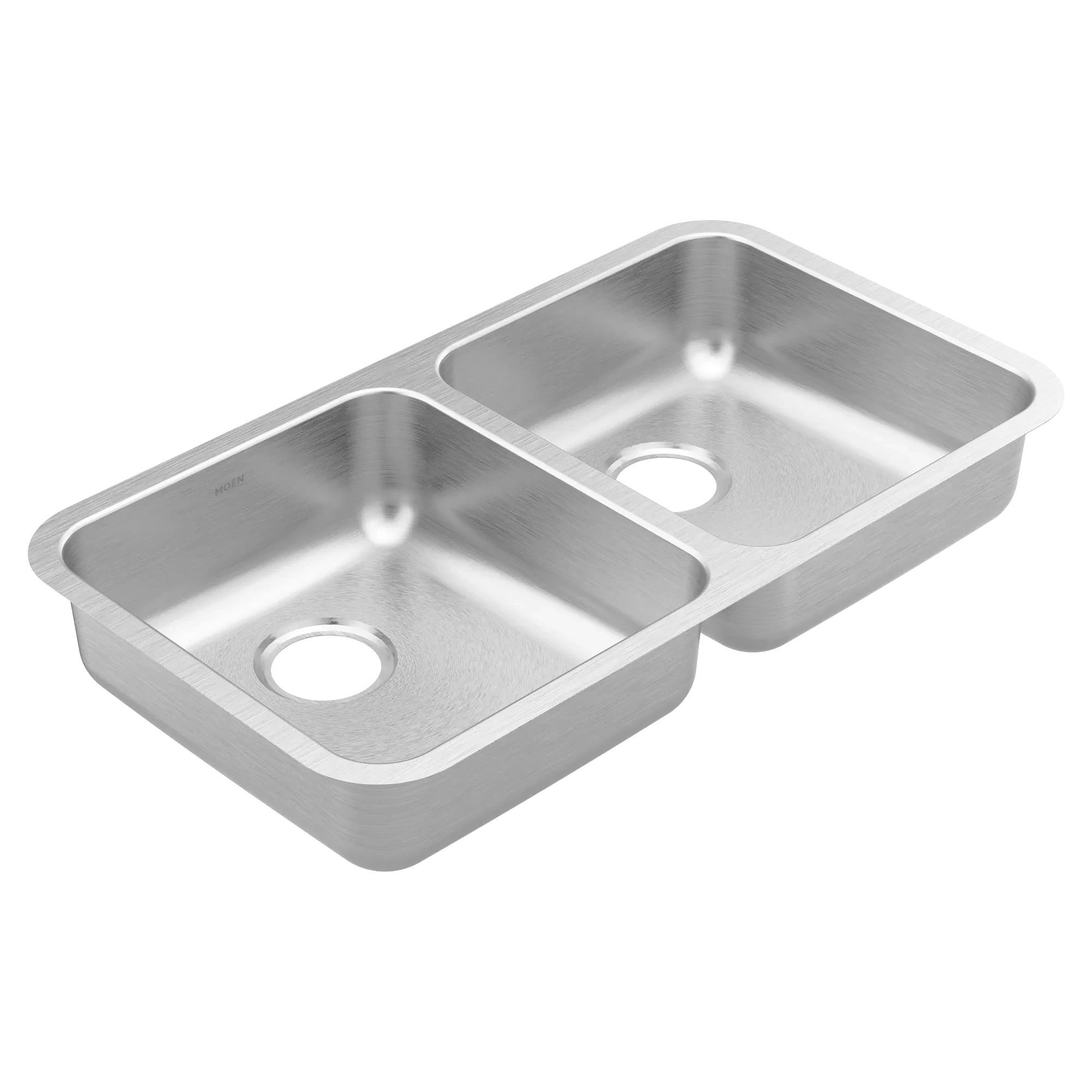 Moen  GS20265B 2000 Series 323/8 Inch Undermount Double Basin Stainless Steel Kitchen Sink