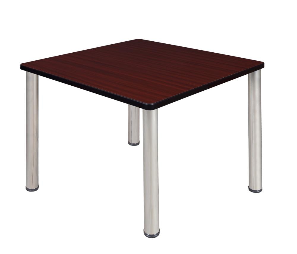 Regency TB4242MHBPCM Breakroom Brown 4-Person Training Table (42-in W x 29-in H)