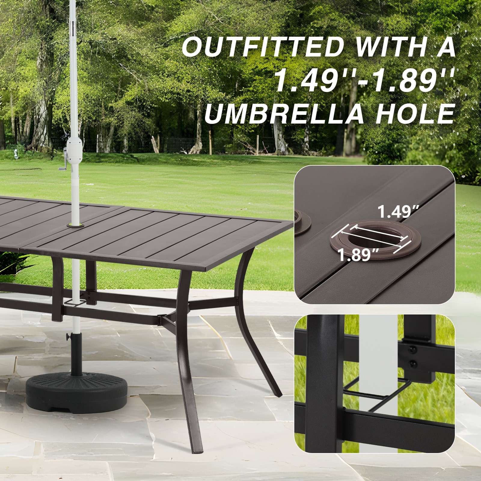 Aoodor A279-PCECE Patio-Tables - View #5