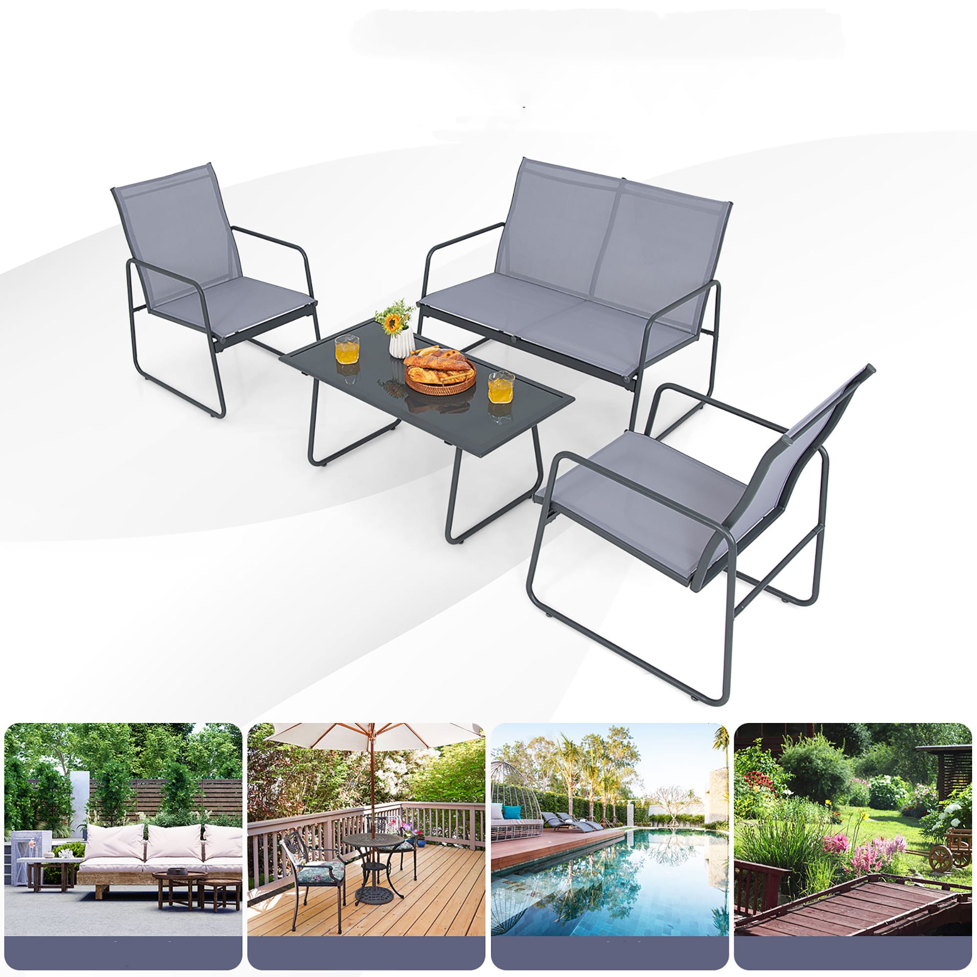 Costway NP10408 Patio-Conversation-Sets - View #5