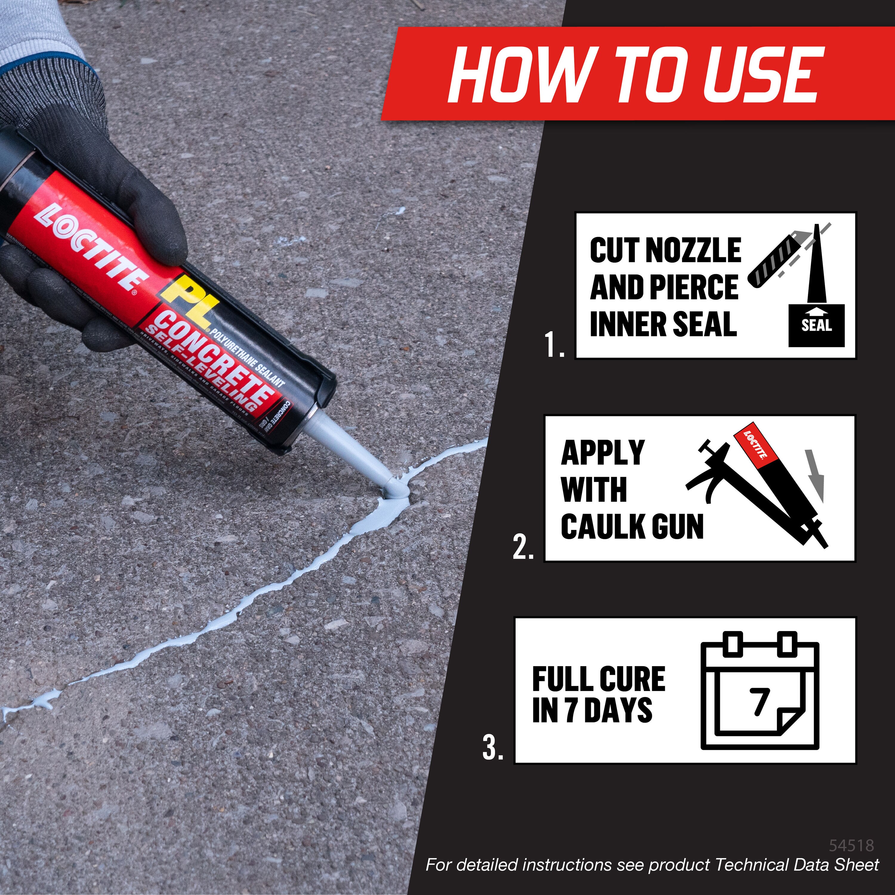 LOCTITE PL Concrete 10-oz Gray Paintable Polyurethane Self Leveling ...