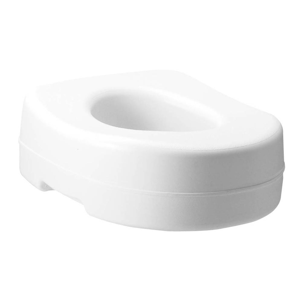 Carex Toilet Seat Riser - Adds 5 Inch of Height to Toilet - Raised Toilet  Seat With 300 Pound Weight Capacity - Slip-Resistant (White)