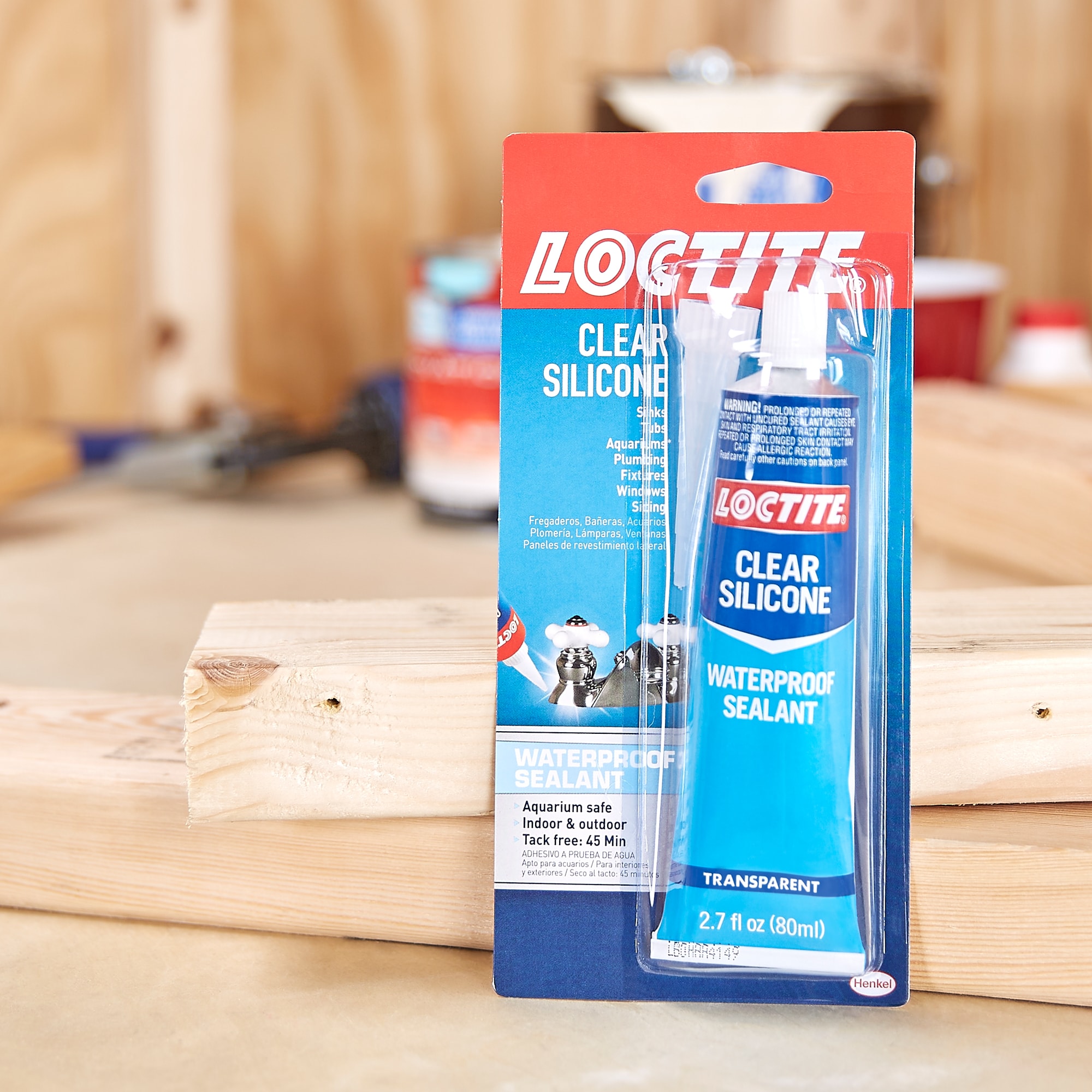 Loctite Clear Silicone Transparent Waterproof Sealant