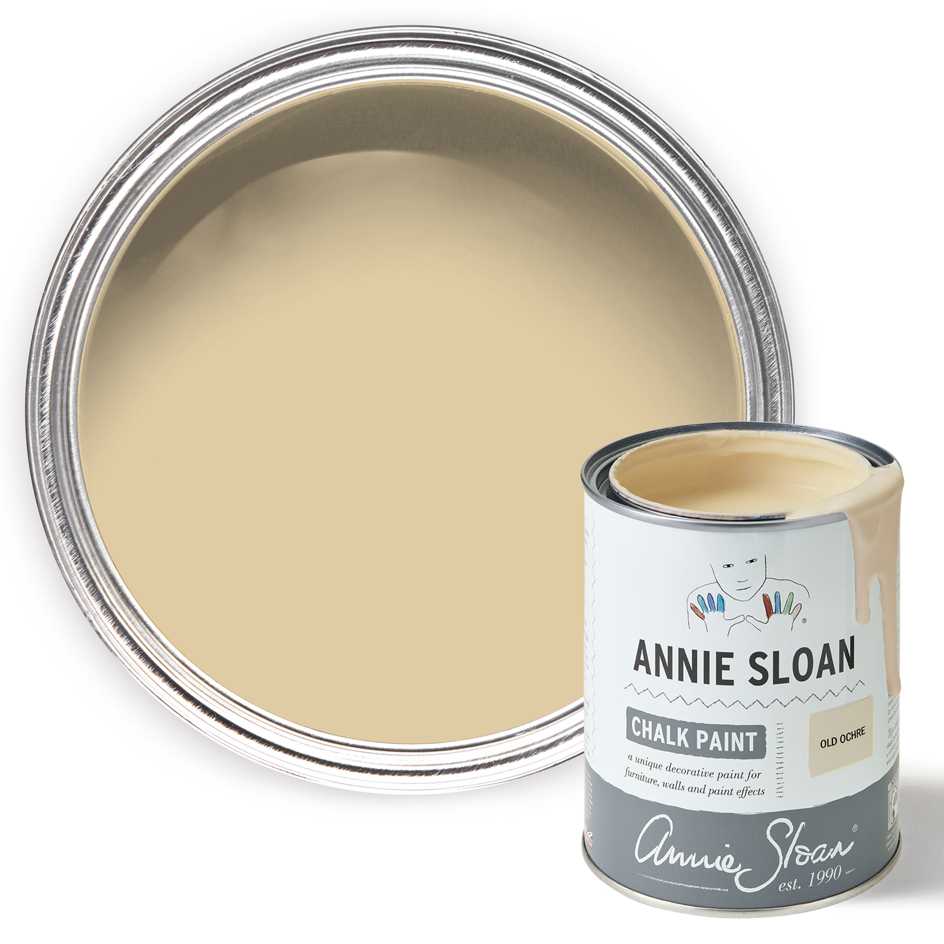 Annie Sloan P012OOC.5001.01 Flat Old Ochre Chalky ( 1-pint )