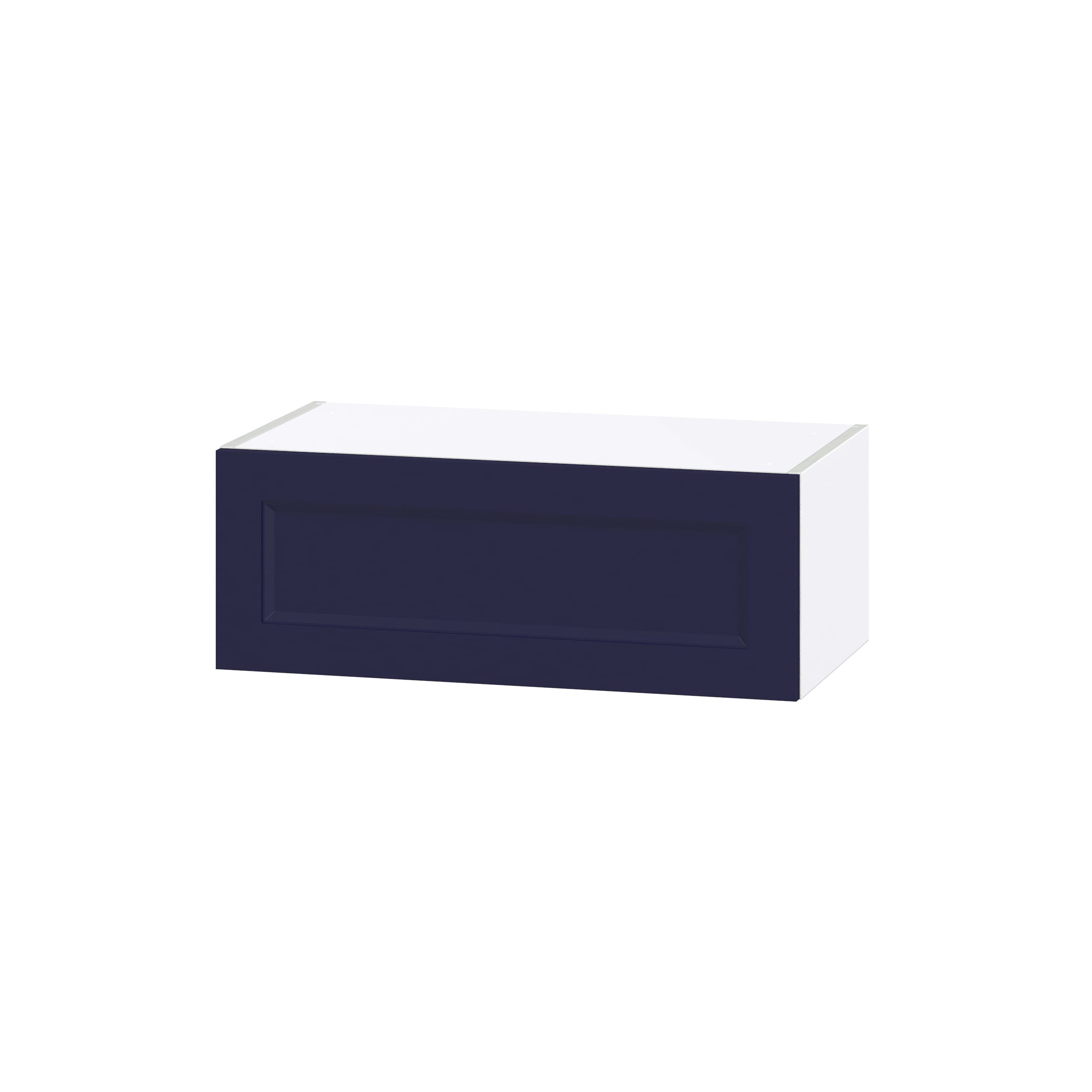 Hugo&Borg Lorette 27-in W x 15-in H x 14-in D Navy Blue Wall Fully Assembled Cabinet (Recessed Panel Shaker Door Style)