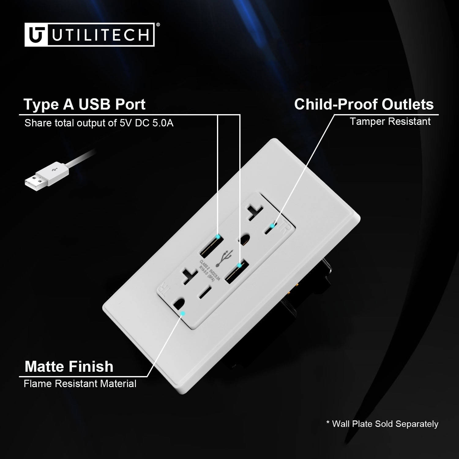 Utilitech R1820D50AA-WH2 receptacles - View #5