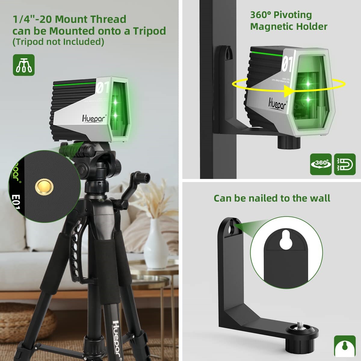 Huepar E011G Laser-Level - View #5