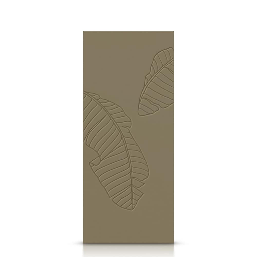 CALHOME DMD-CNC-232-80X24-SL CNC-232 24-in x 80-in Olive Green Crossbuck Smooth Hollow core Stained MDF Slab Door