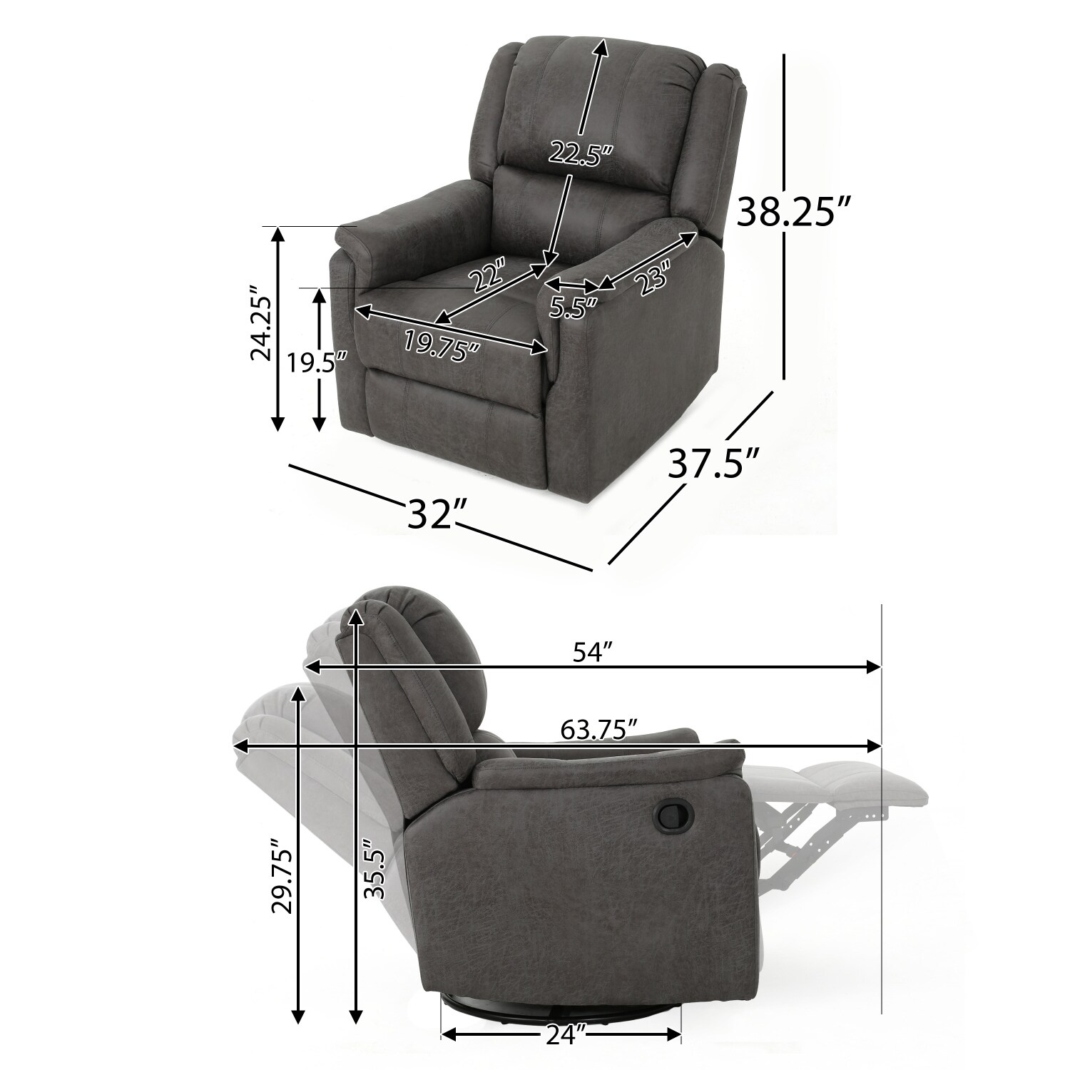 Streamdale Furniture 61368.00MF recliners - View #6