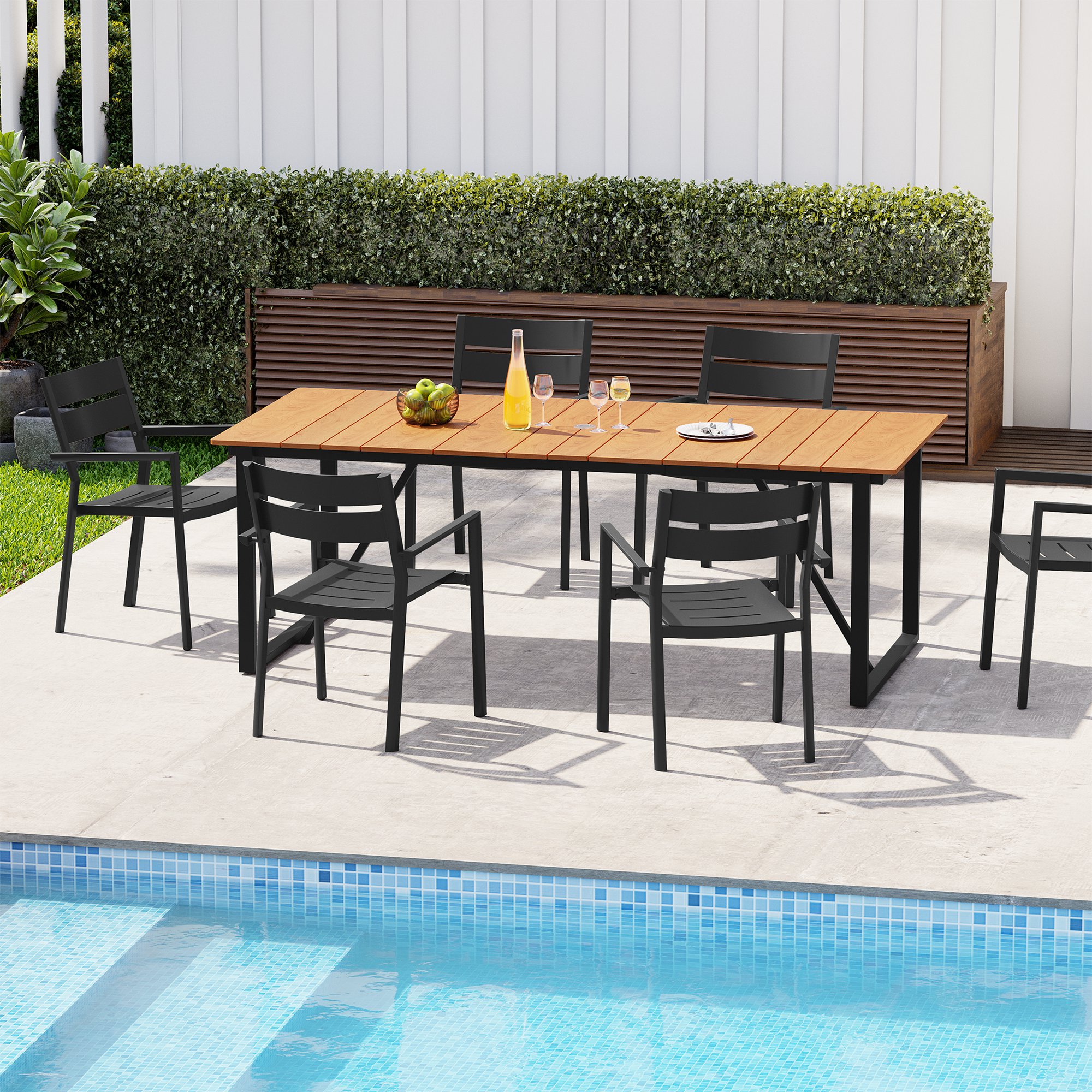 Crestlive Products CL-TB047BRN210 Patio-Tables - View #10