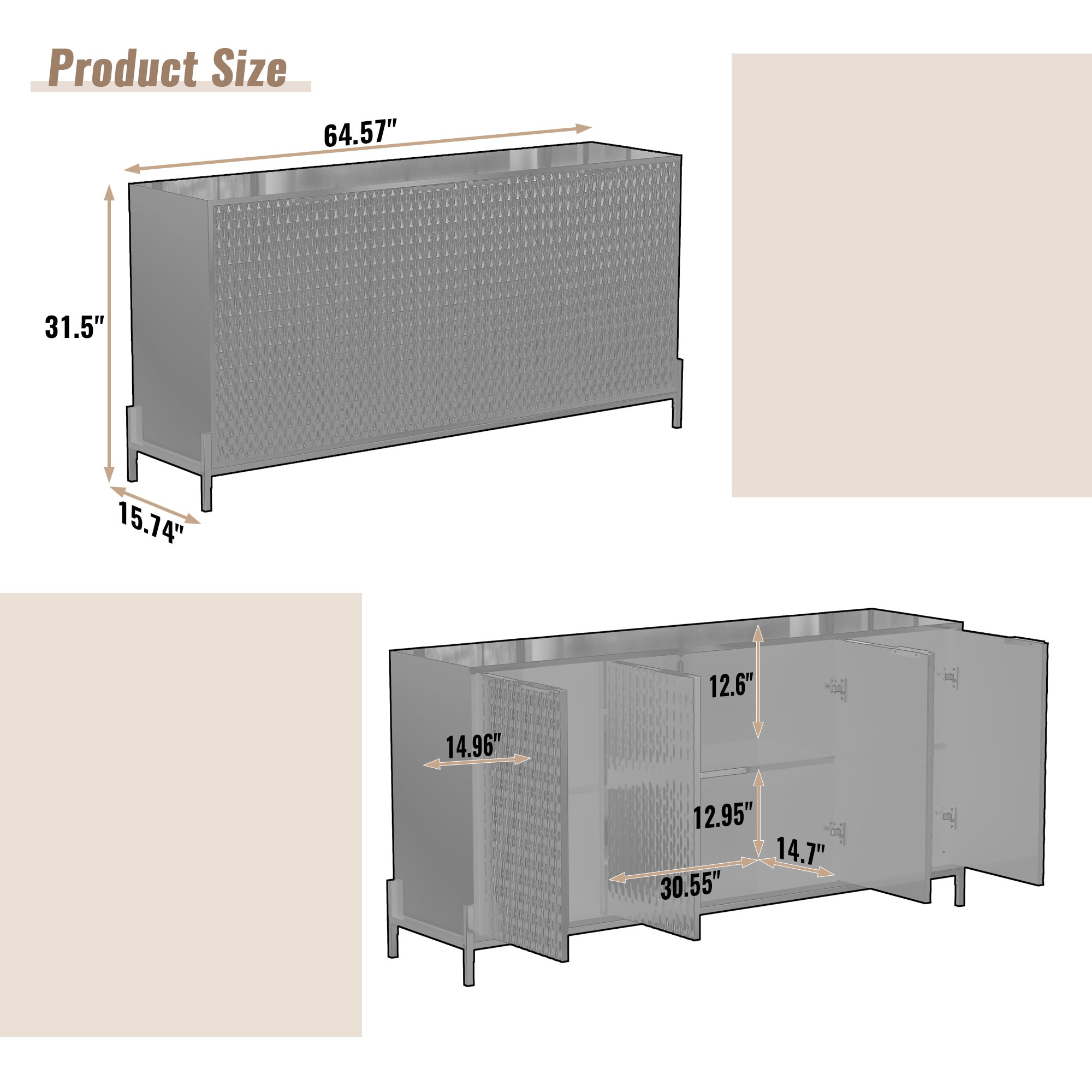Clihome CL-HZ4M-BK Utility-Storage-Cabinets - View #8