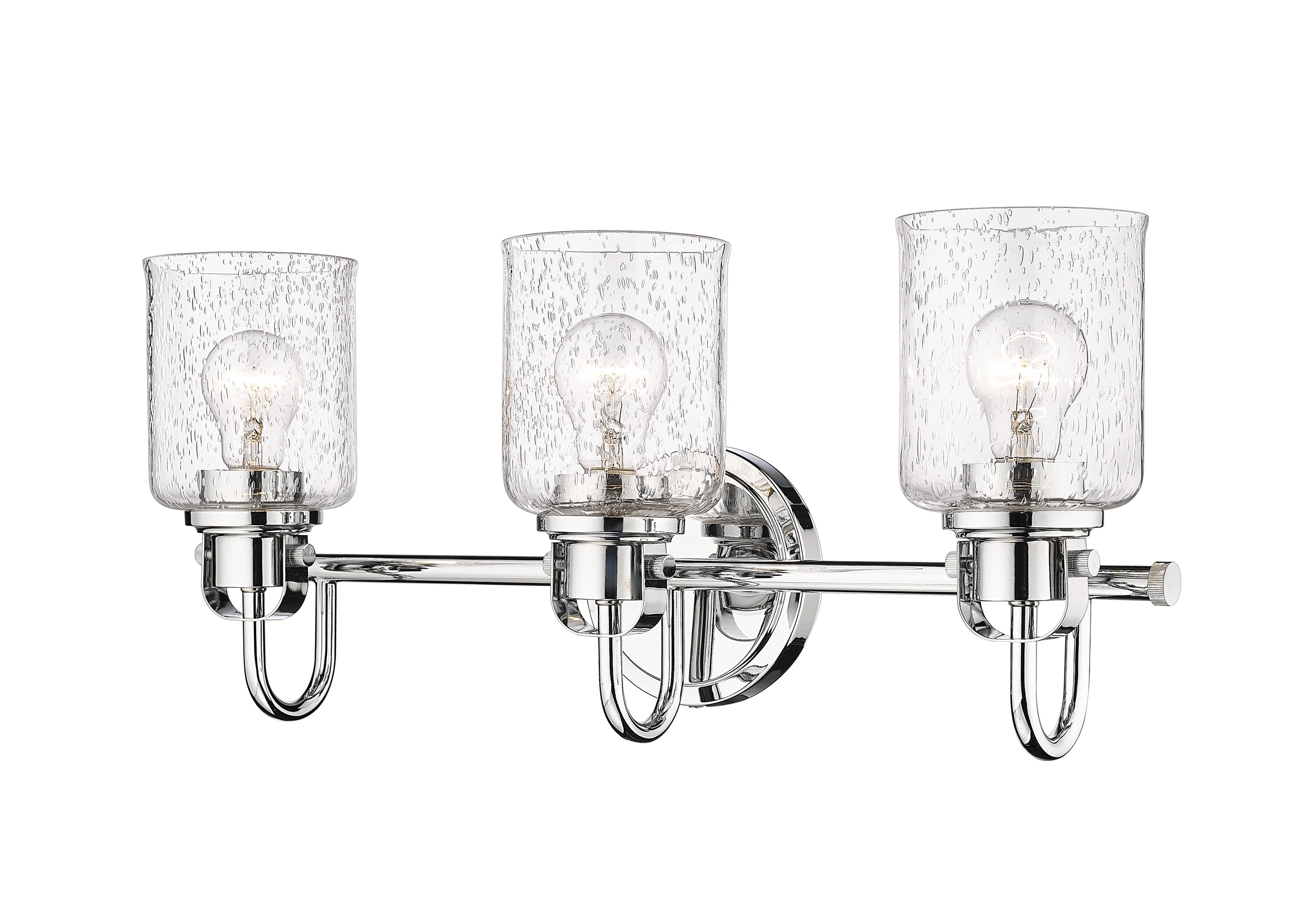 Z-Lite 340-3V-CH Kinsley 22-in 3-Light Chrome Transitional Vanity Light