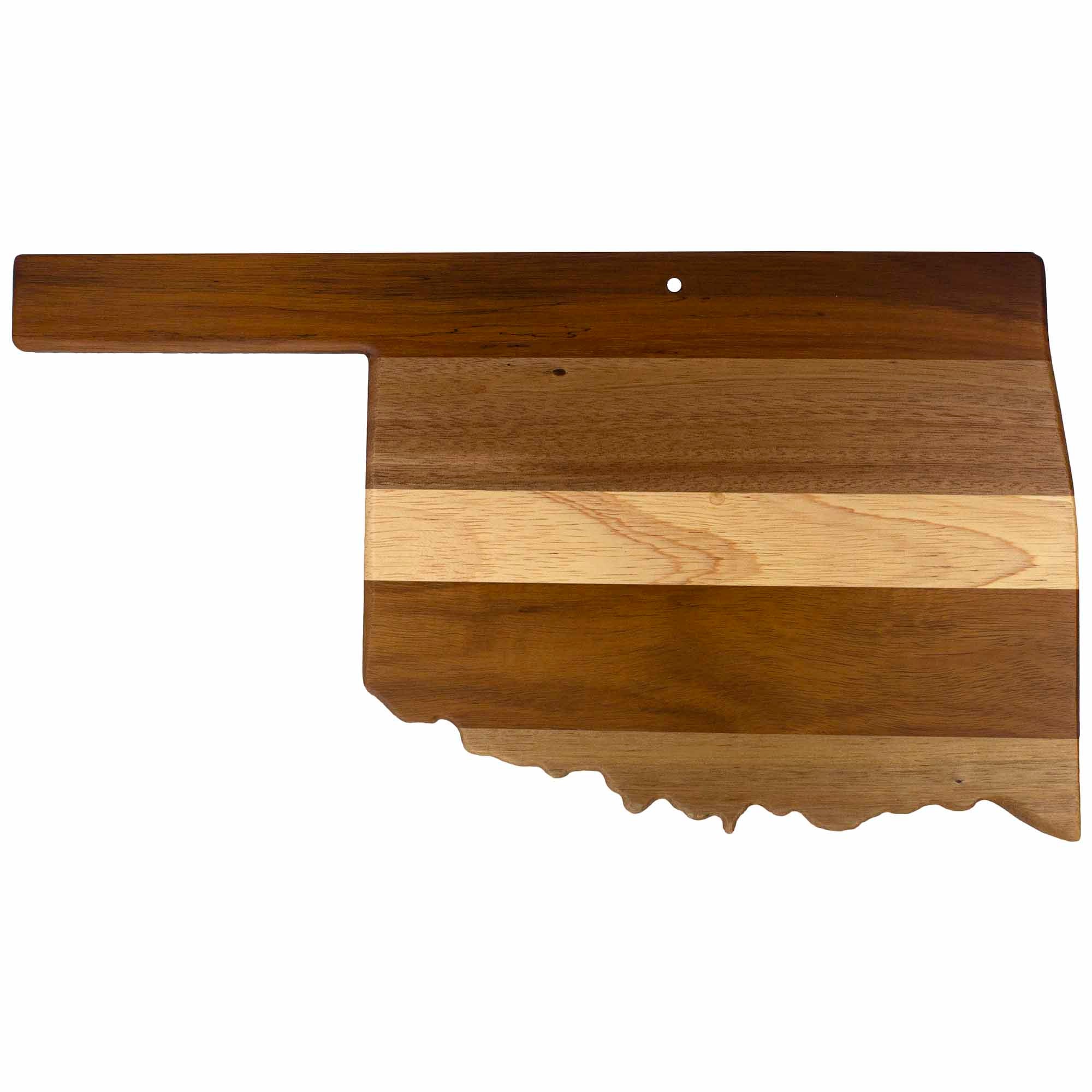 Totally Bamboo Rock and Branch Shiplap Oklahoma Wood Serving and Cutting Board