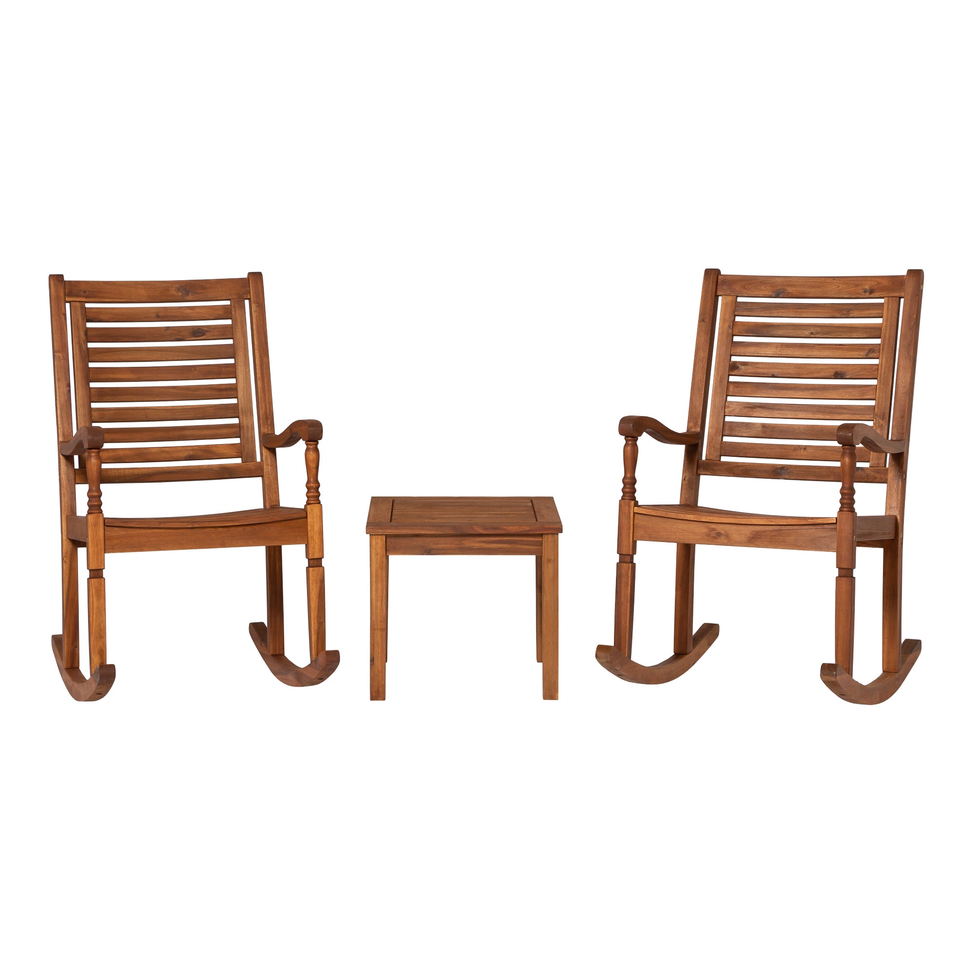 Walker Edison LWGWRCST3BR Patio-Conversation-Sets - View #2