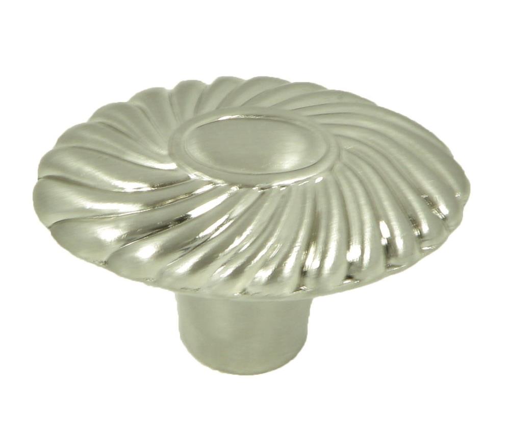 Stone Mill Hardware CP88761-SN Sienna Satin nickel Oval Traditional Cabinet Knob