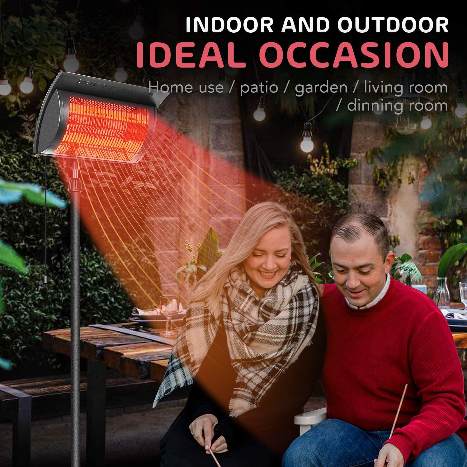 Kahomvis DHS-QPGL-21N1B Outdoor-Electric-Patio-Heaters - View #4