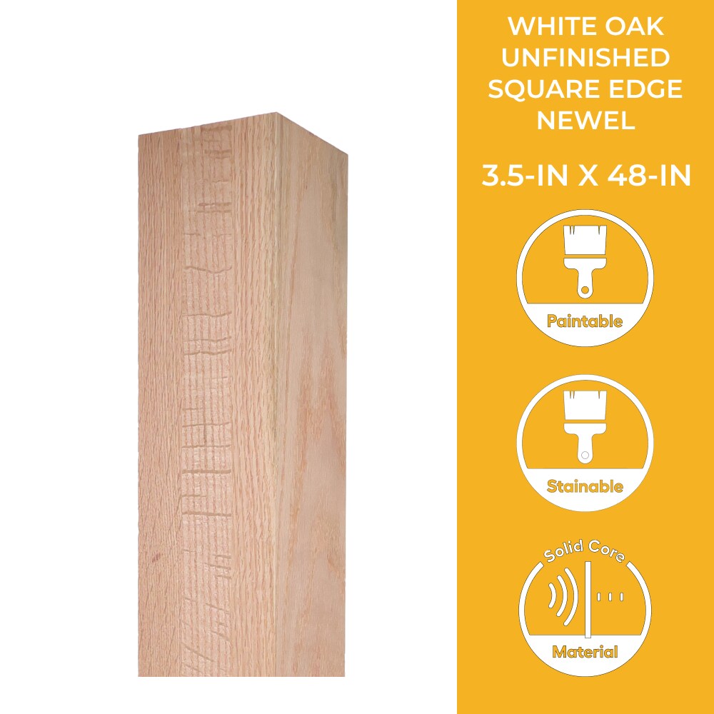 RELIABILT WG35048WHTOAK Interior-Stairpart-Newel-Posts - View #2
