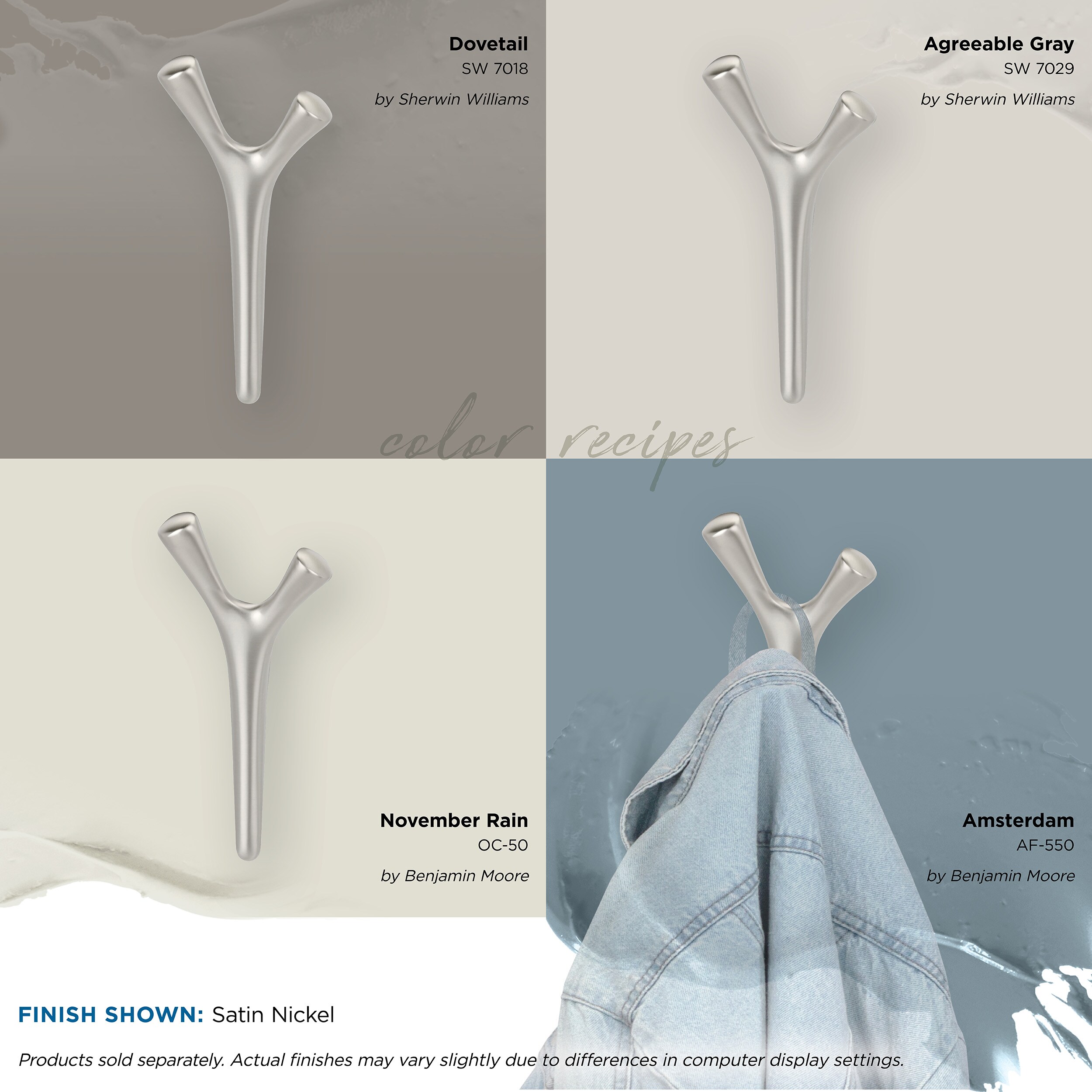 Amerock HBX37017G10 Decorative-Wall-Hooks - View #7