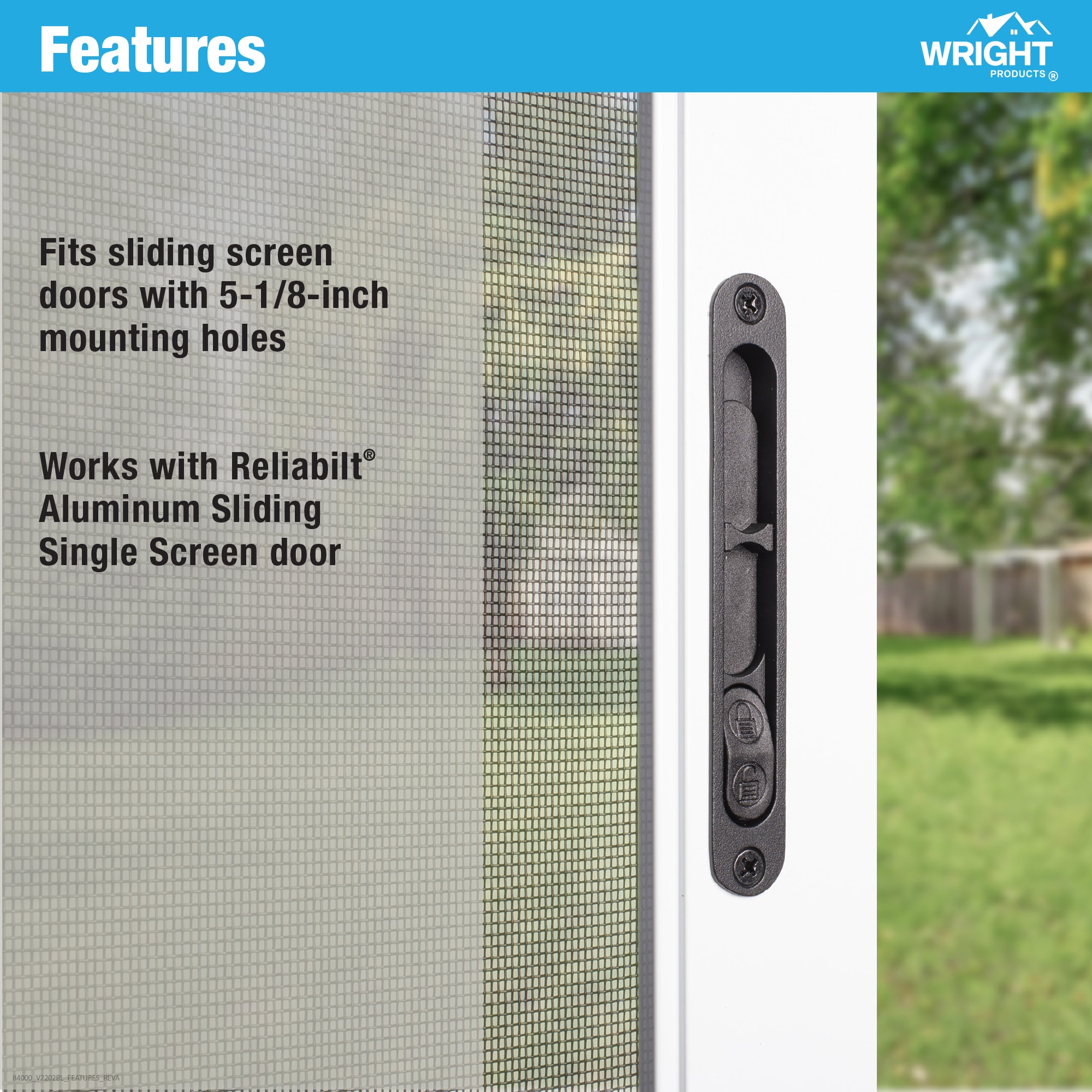 WRIGHT PRODUCTS V2202BL Sliding-Screen-Door-Handles - View #2