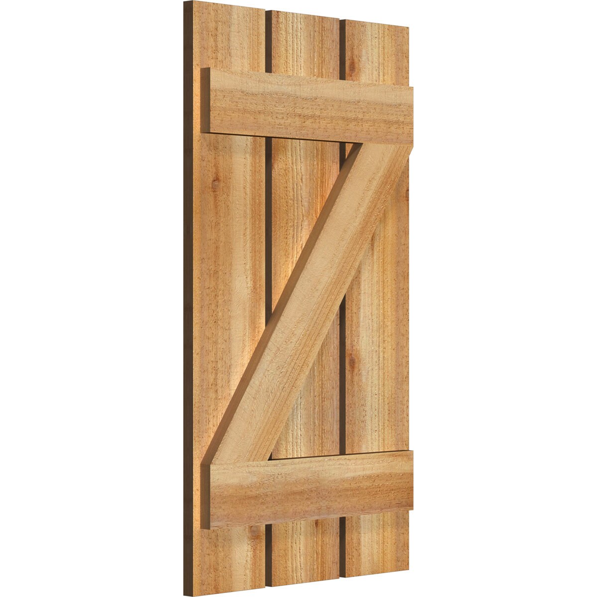 Ekena Millwork RBS06Z17X031RWR Exterior-Shutters - View #2