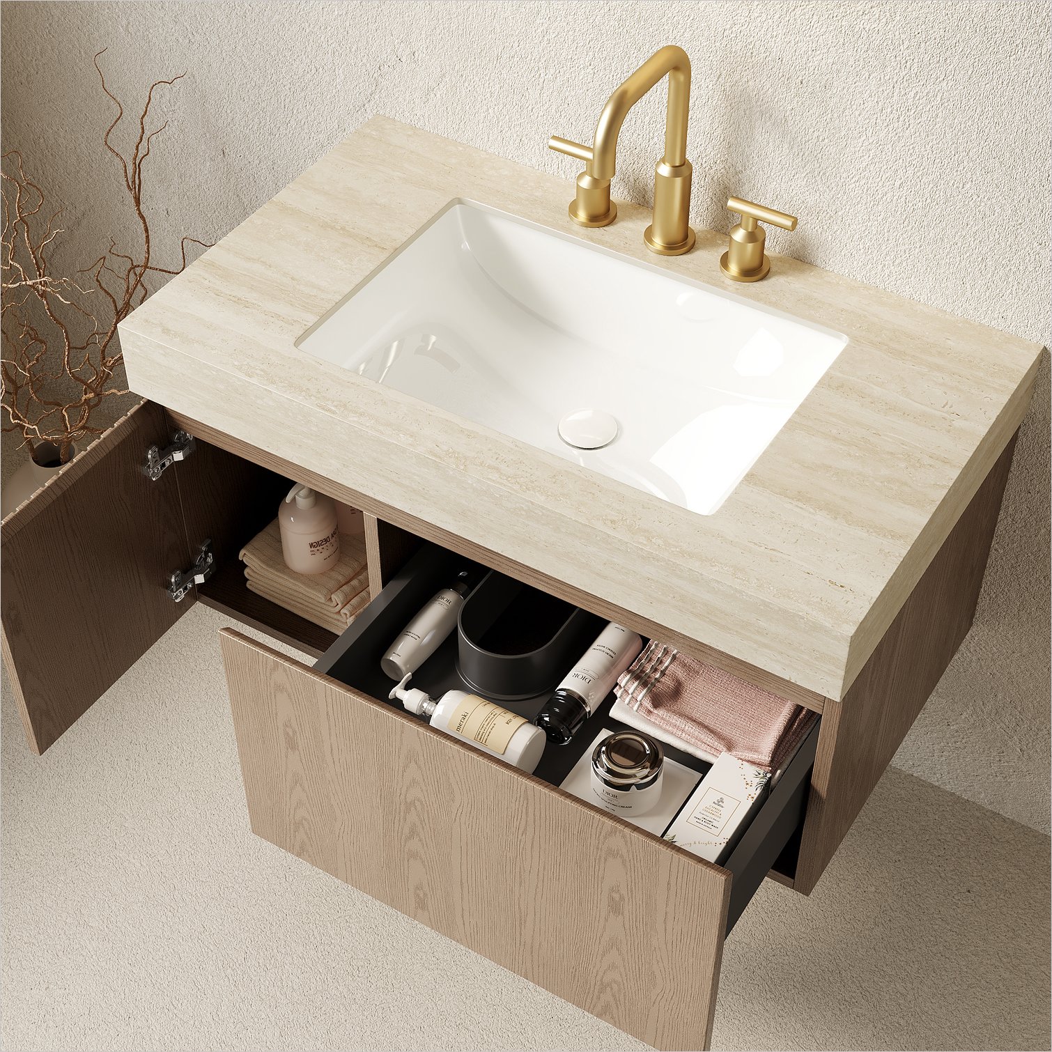 SunJet Q7C98A8LX4SM Bath-Vanity-Combo - View #4