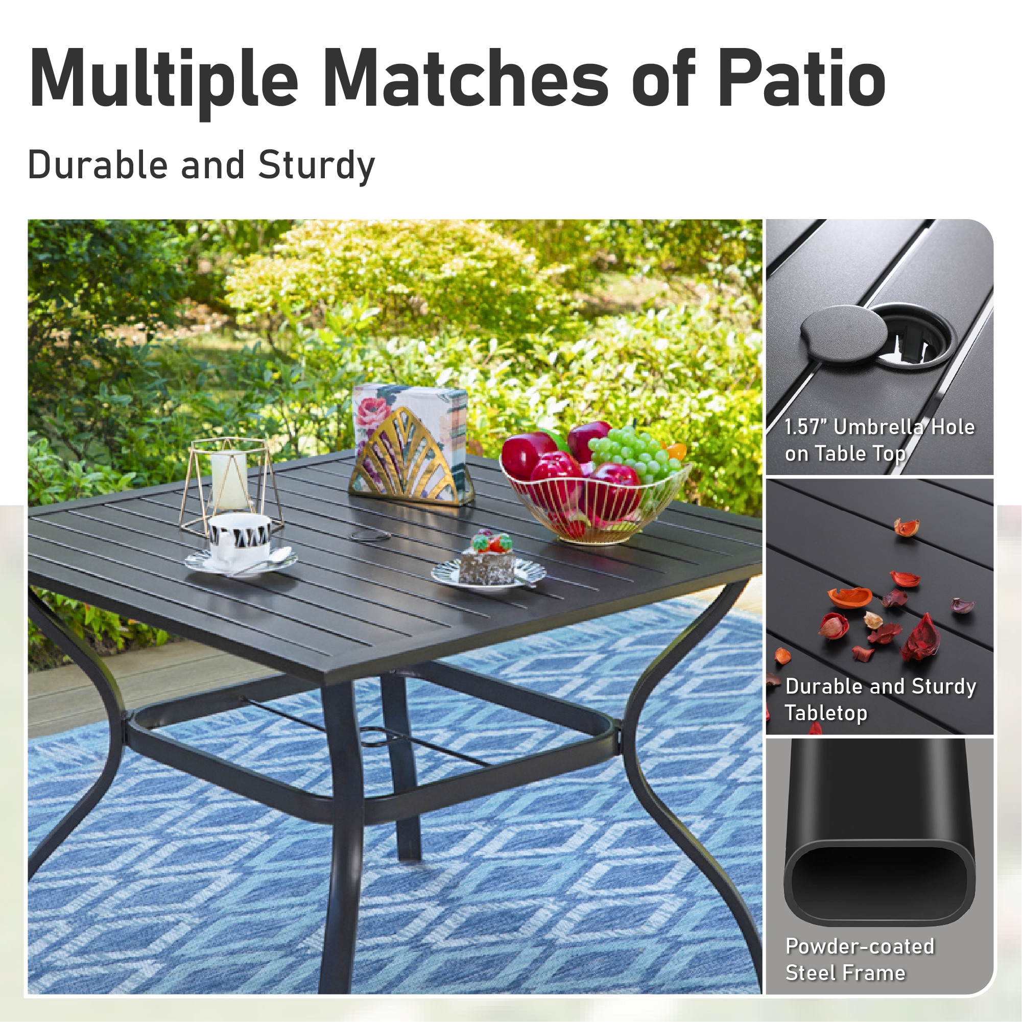 Sunshine Valley TC5-093-B-01-009-R Patio-Dining-Sets - View #7